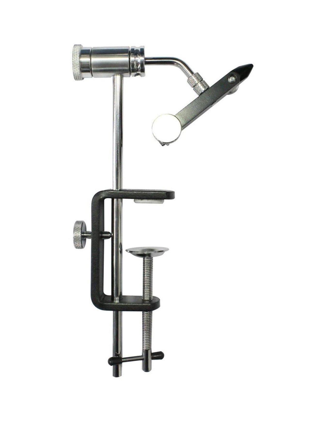 Snowbee Snowbee Fly Mate Clamp Vice - Standard , Fixed Head Fly Tying Tool, Silver/Black - Portable & Reliable