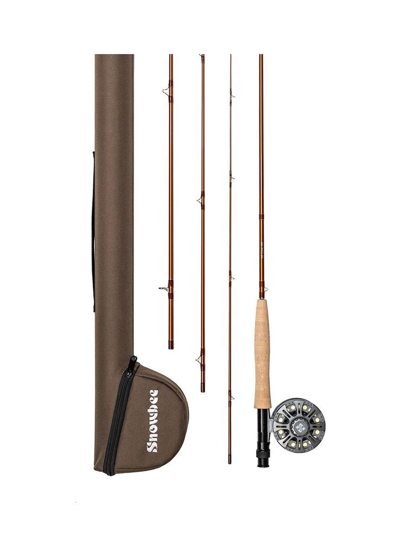 Snowbee Snowbee Classic 9ft 6in #7 Fly Fishing Kit, Complete Fly Rod and Reel Outfit with Floating Fly Line, Backing and Leader