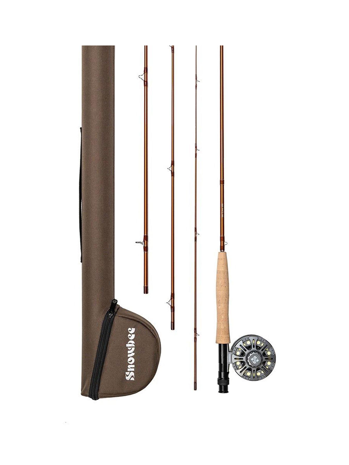 Snowbee Snowbee Classic 9ft #5 Fly Fishing Kit, Complete Fly Rod and Reel Outfit with Floating Fly Line, Backing and Leader