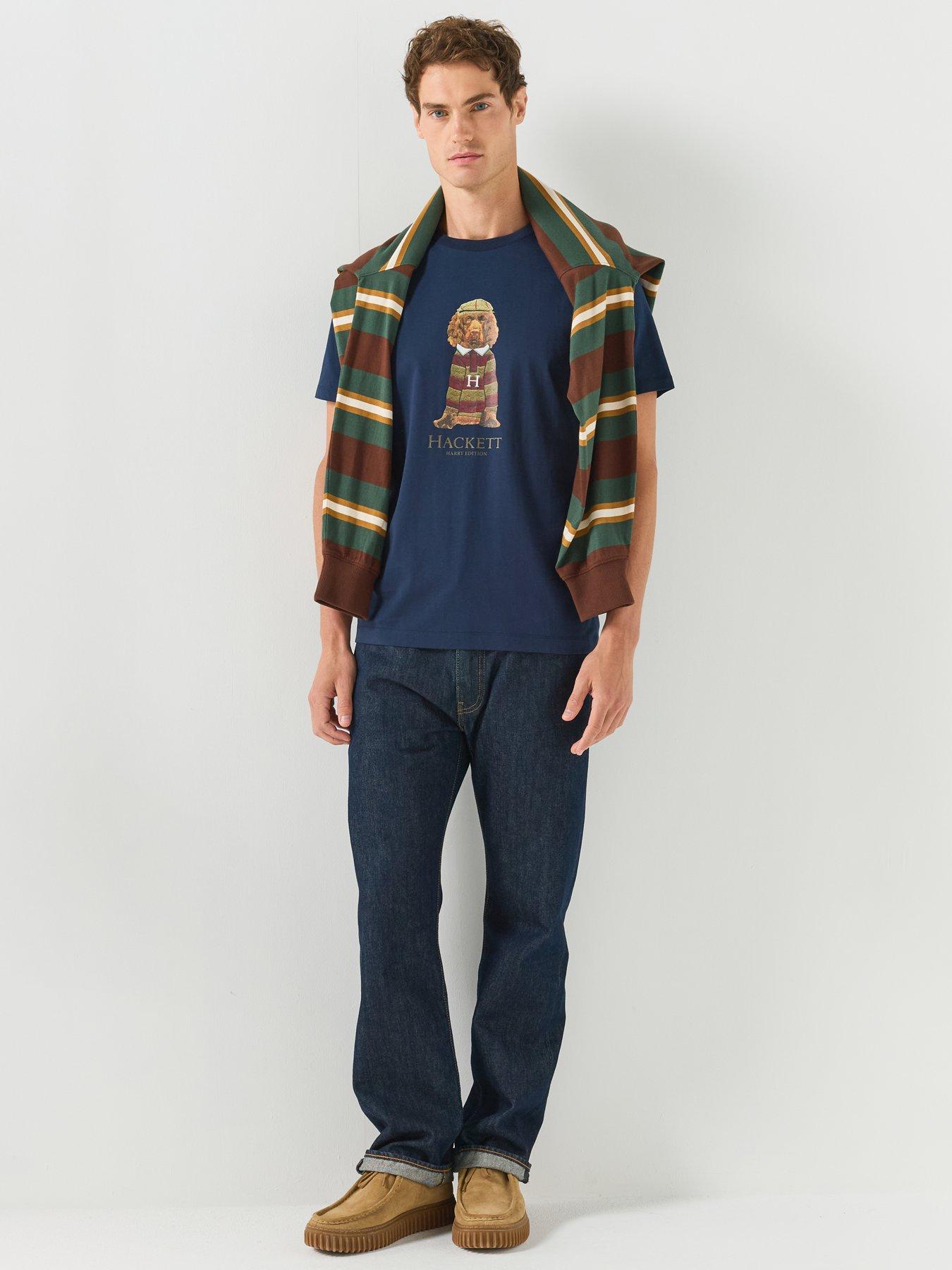 Image 3 of 5 of Hackett Heritage Harry T-Shirt - Navy