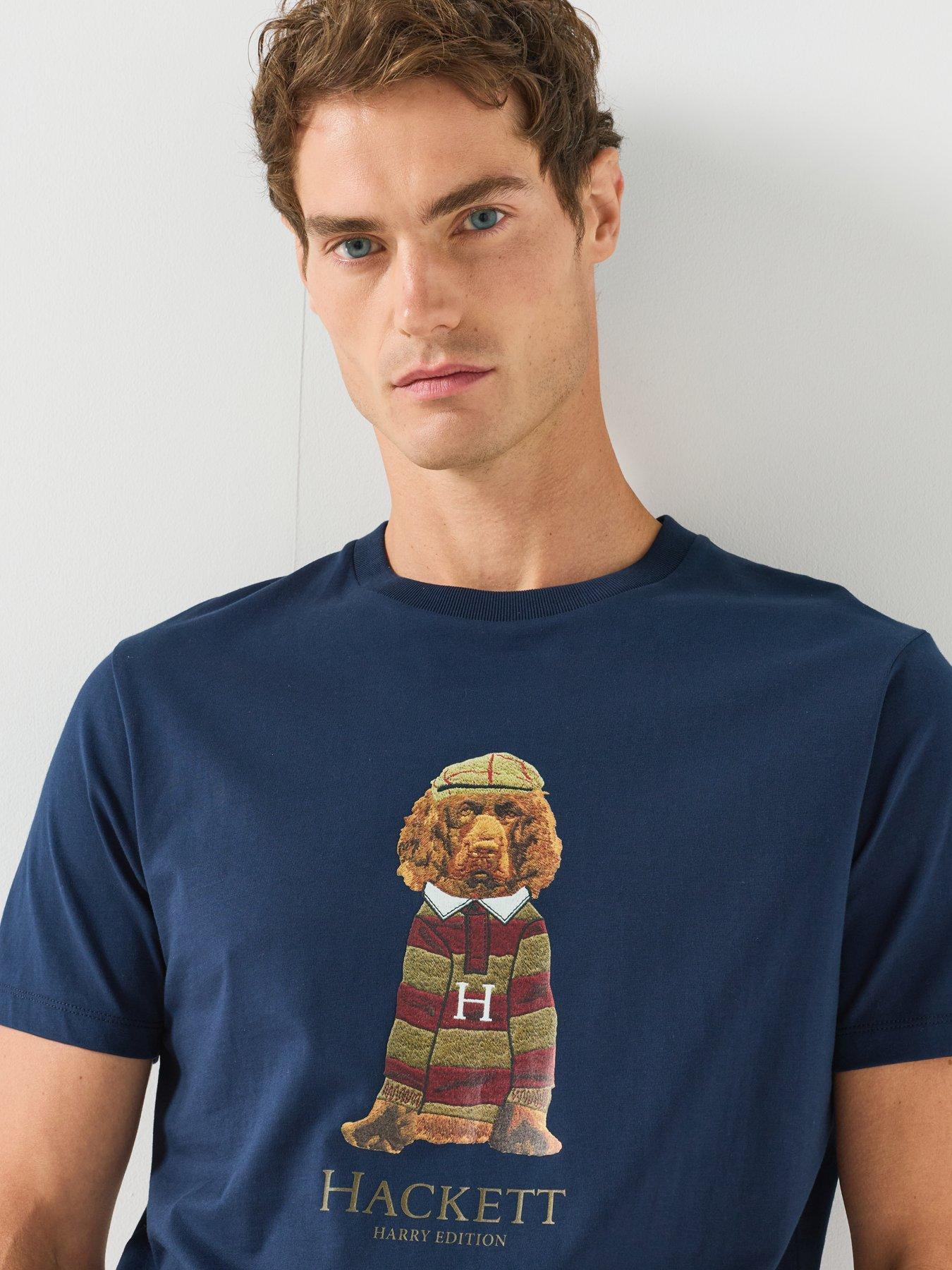 Image 4 of 5 of Hackett Heritage Harry T-Shirt - Navy