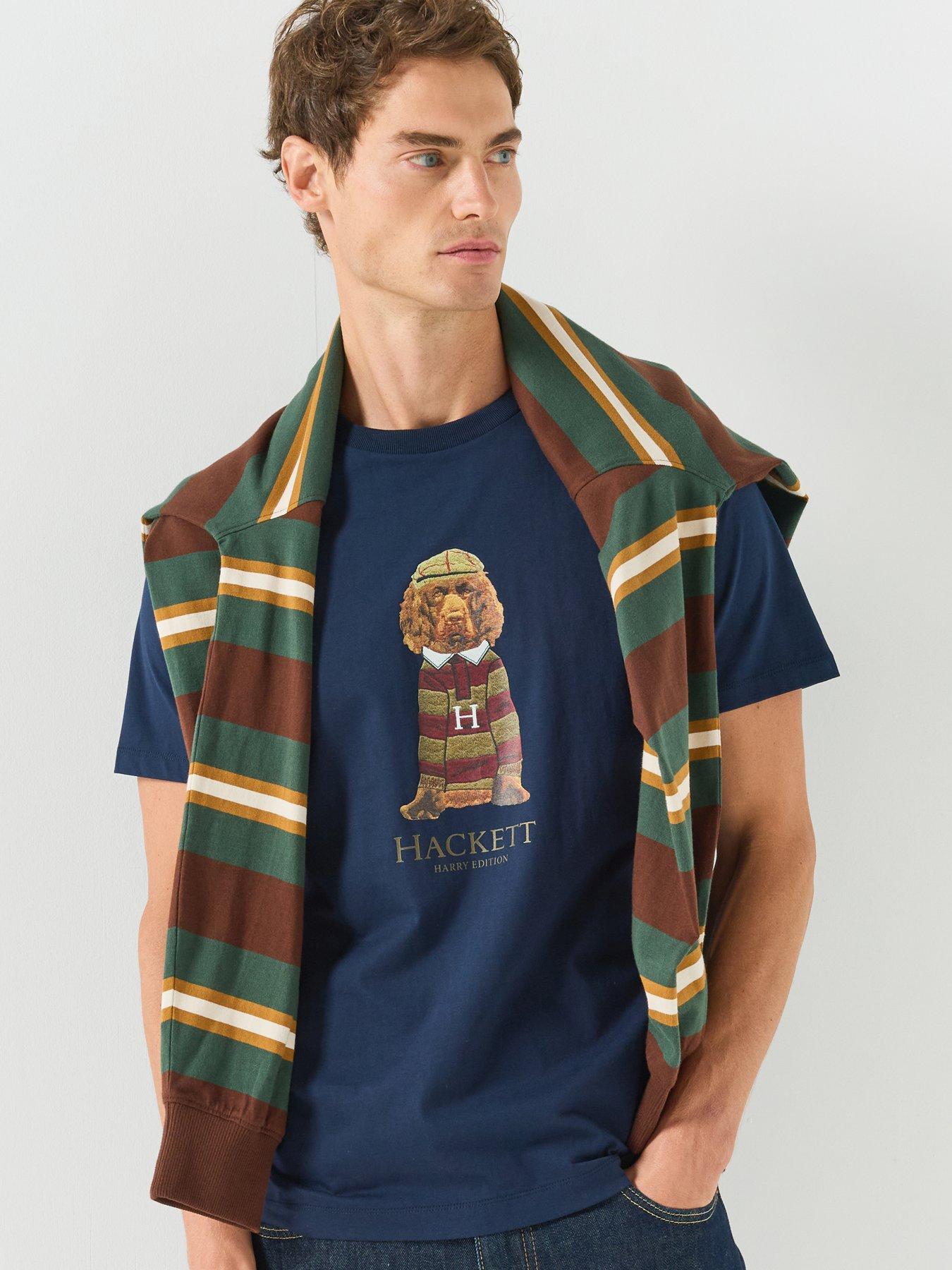 Image 5 of 5 of Hackett Heritage Harry T-Shirt - Navy