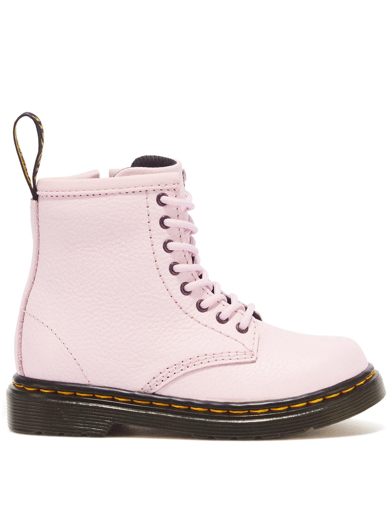 Image 1 of 7 of Dr Martens Toddler 1460 8 Eye Patent Boot - Pink Quartz