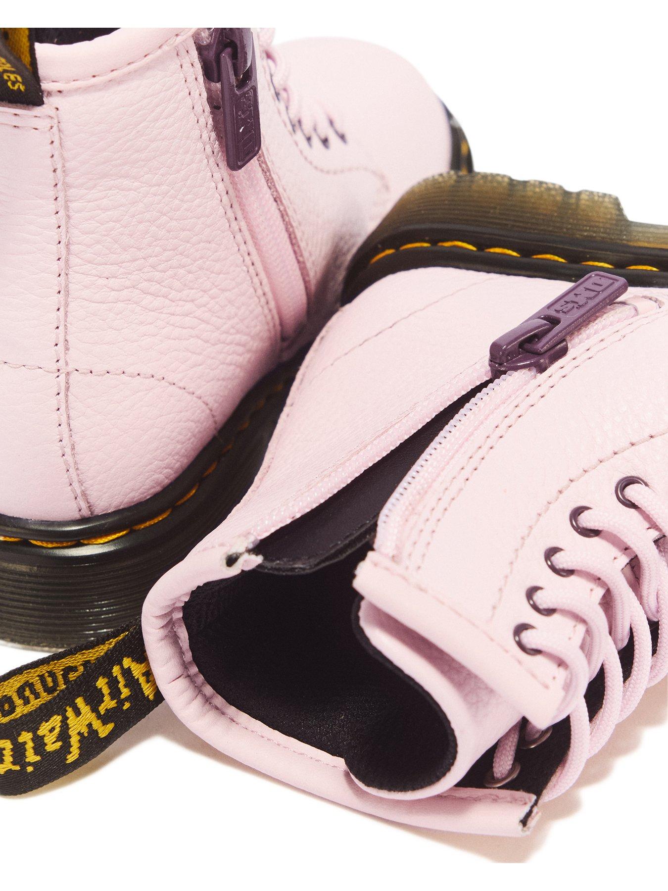 Image 7 of 7 of Dr Martens Toddler 1460 8 Eye Patent Boot - Pink Quartz