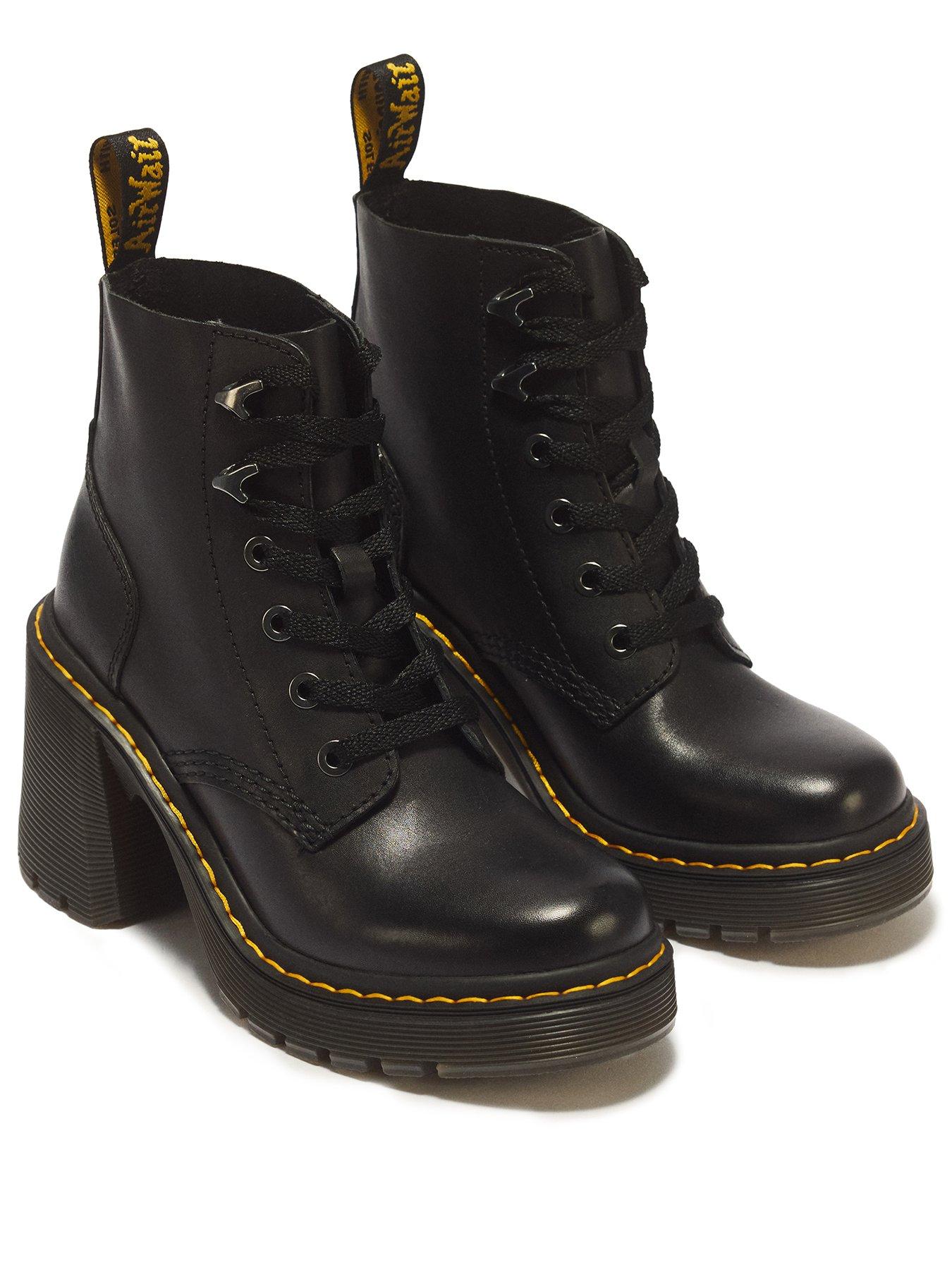 Image 2 of 7 of Dr Martens Jesy 6 Eye Boot - Black