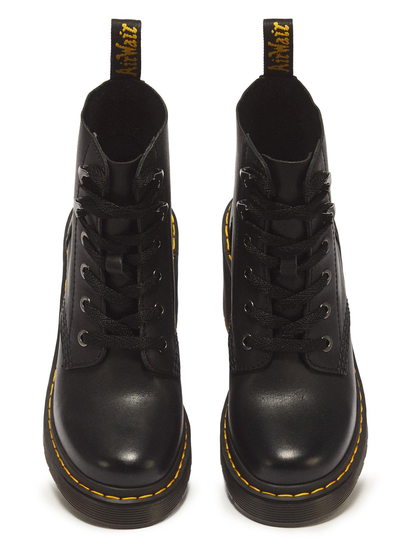 Image 4 of 7 of Dr Martens Jesy 6 Eye Boot - Black