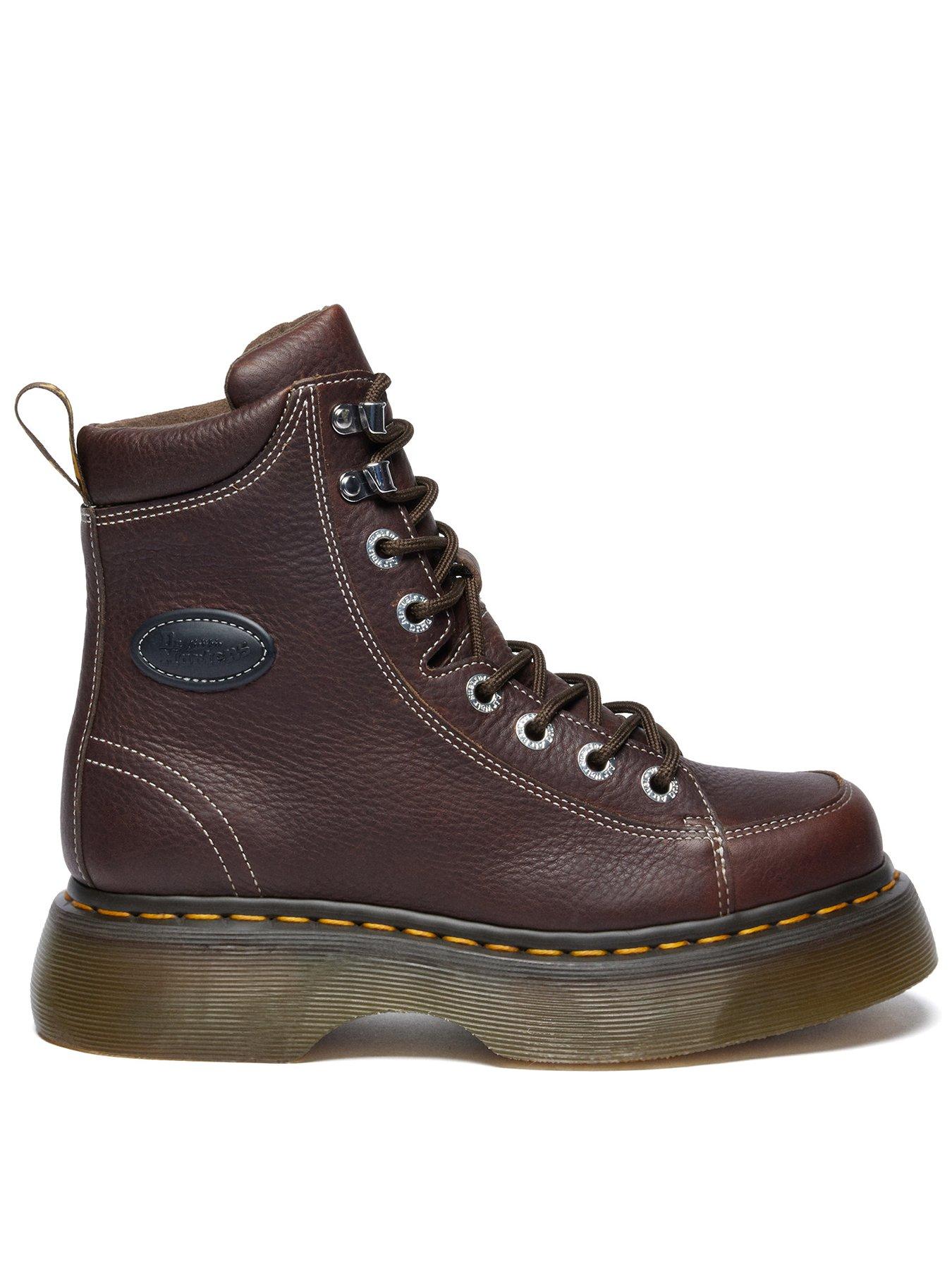 Dr Martens Buzz 8I 8 Eye Boot - Brown
