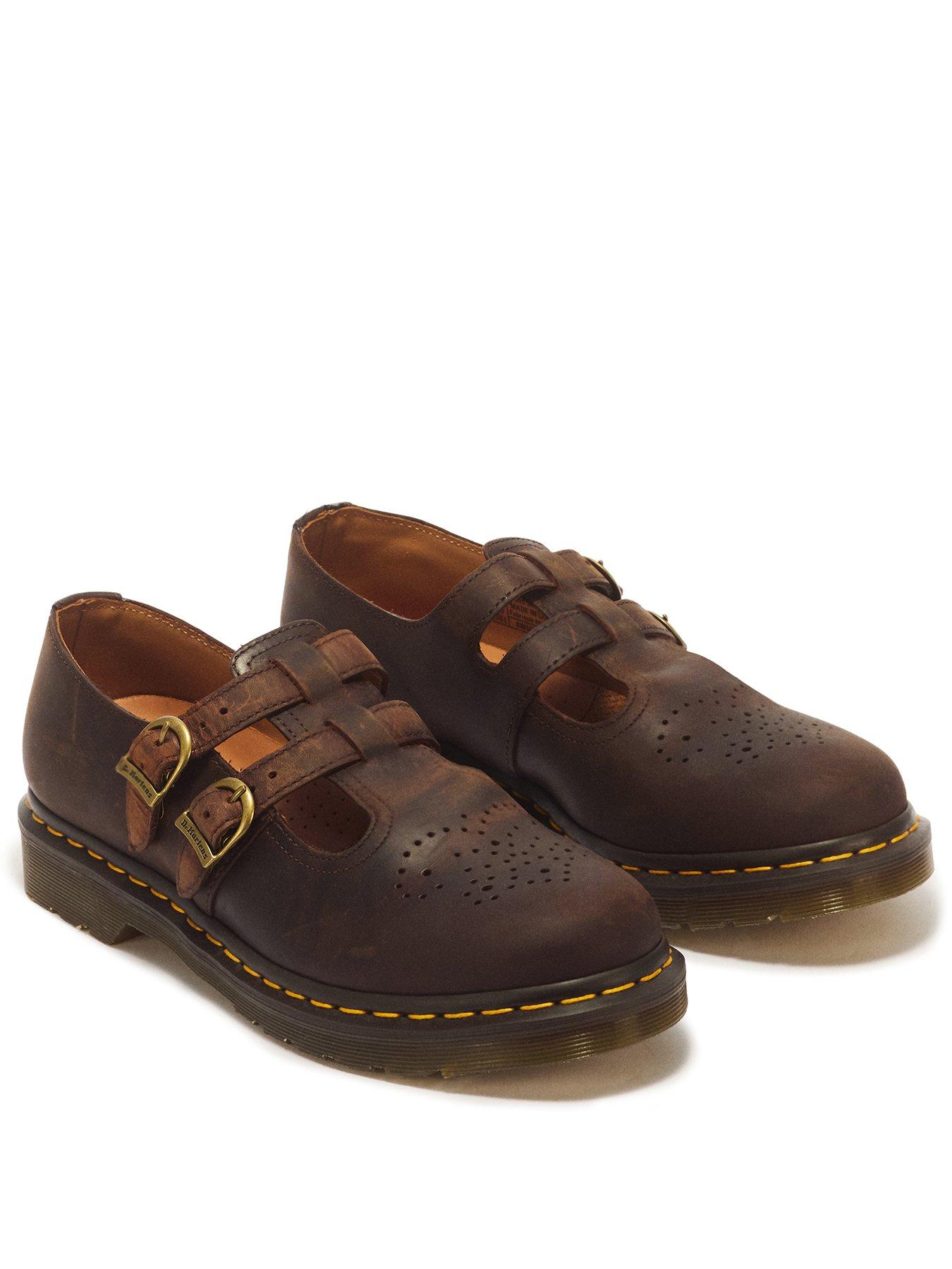 Image 2 of 7 of Dr Martens Womens 8065 Double Buckle Goodyear Welted Mary Jane Shoes - Black