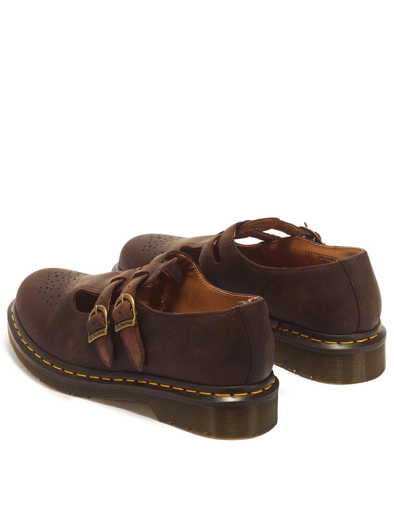 Image 3 of 7 of Dr Martens Womens 8065 Double Buckle Goodyear Welted Mary Jane Shoes - Black