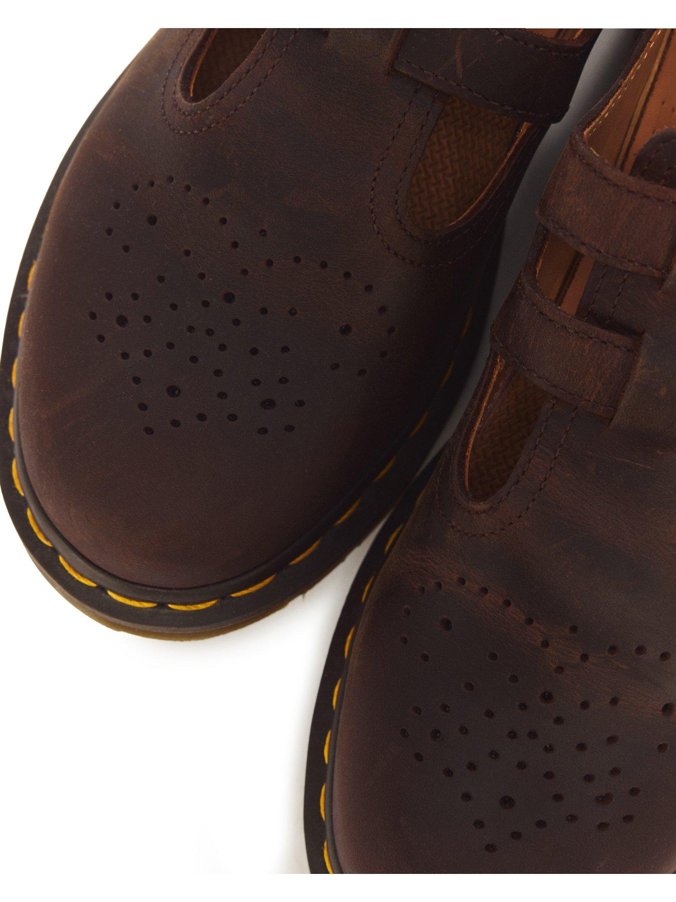 Image 7 of 7 of Dr Martens Womens 8065 Double Buckle Goodyear Welted Mary Jane Shoes - Black