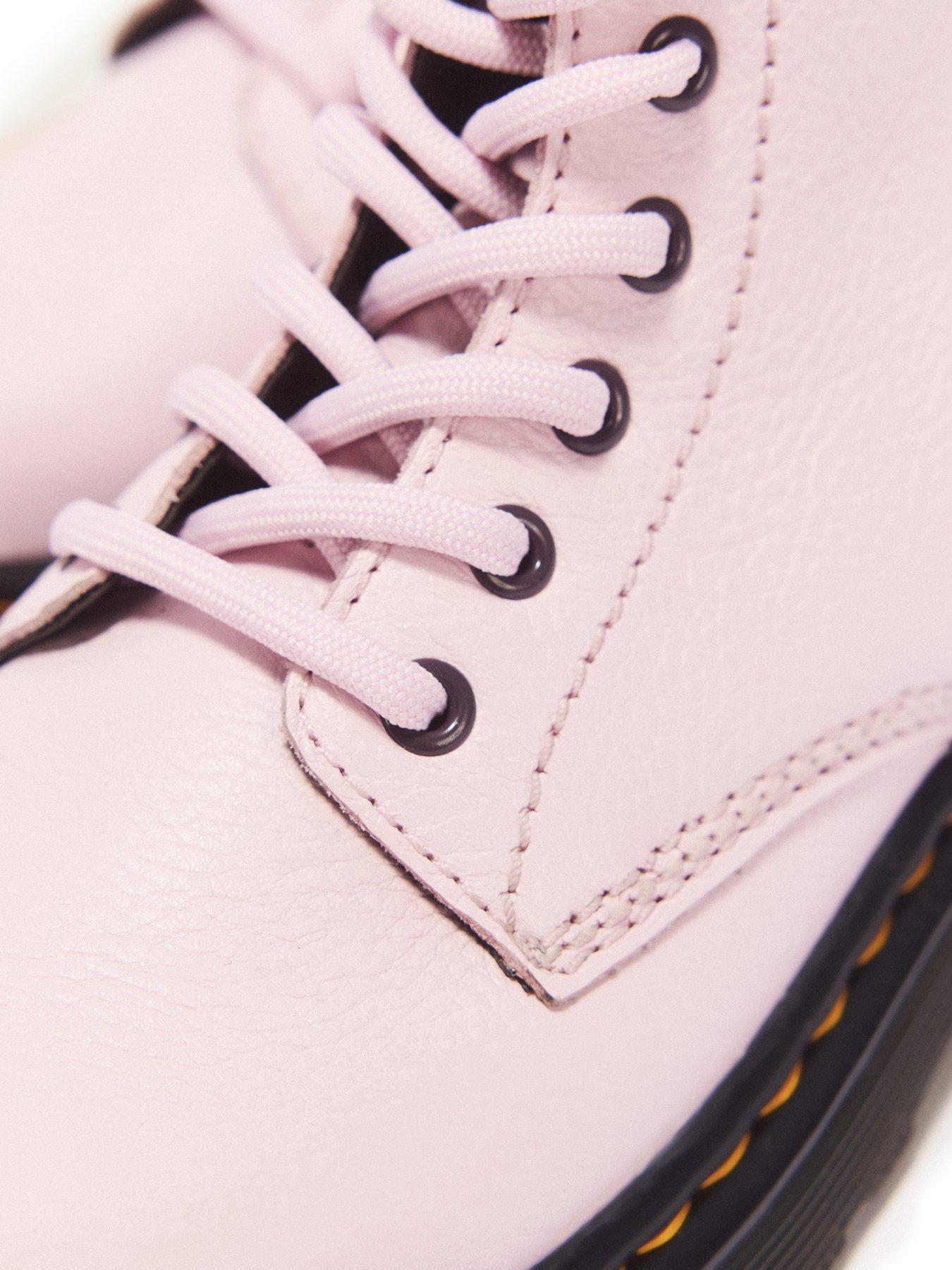 Image 6 of 6 of Dr Martens Junior 1460 8 Eye Patent Boot - Pink Quartz