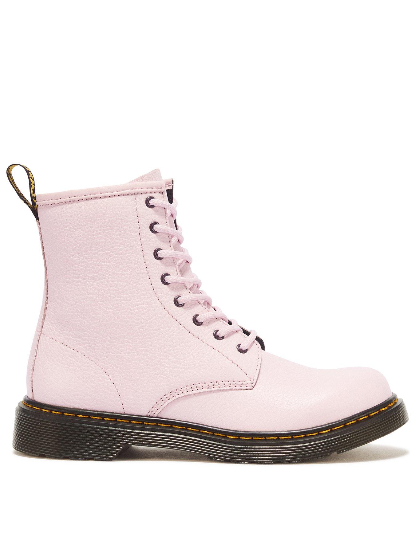 Dr Martens 1460 Y 8 Eye Boot Quartz Virginia - Pink