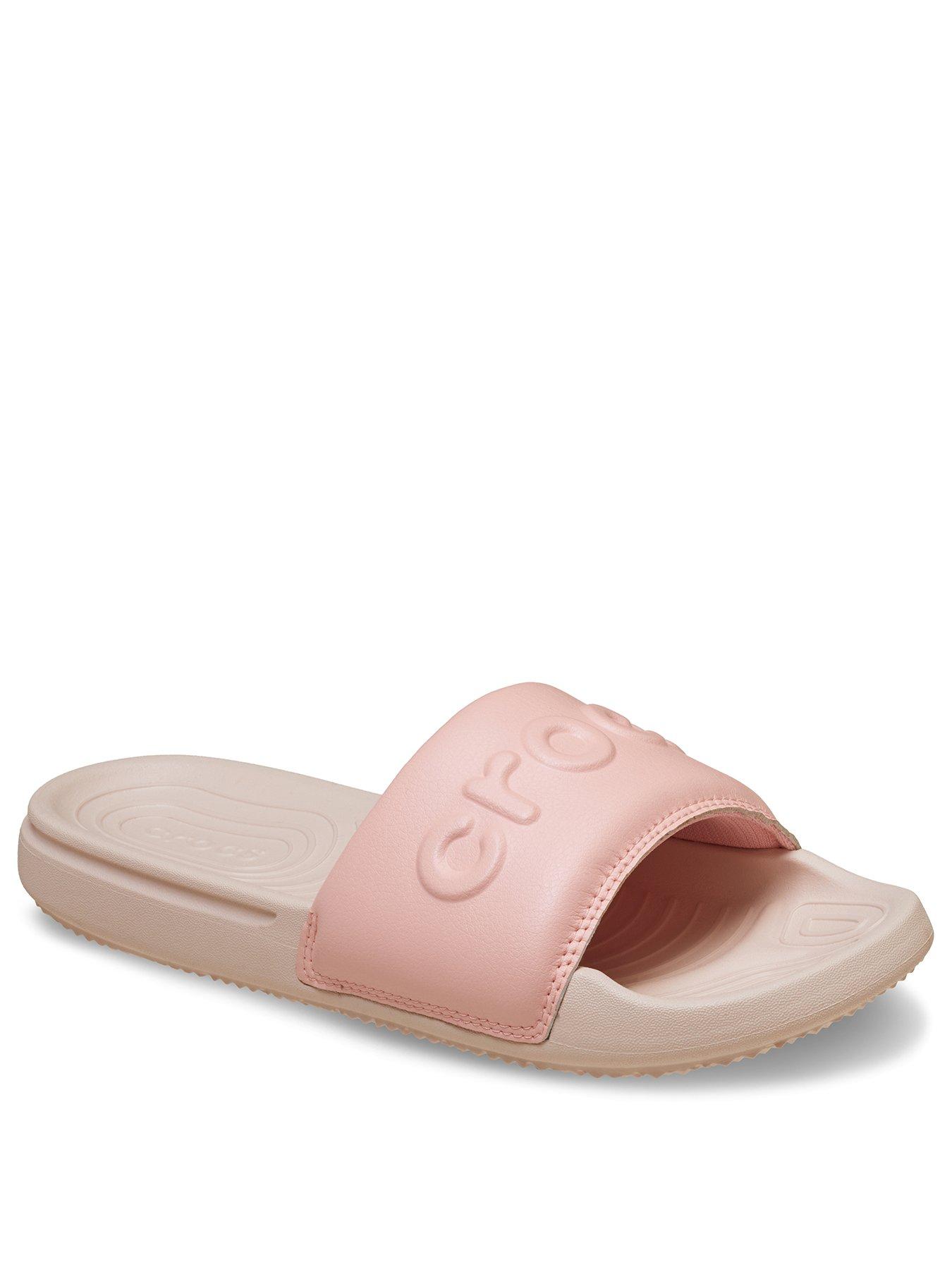 Image 2 of 6 of Crocs Powder All Day Sliders - Pink