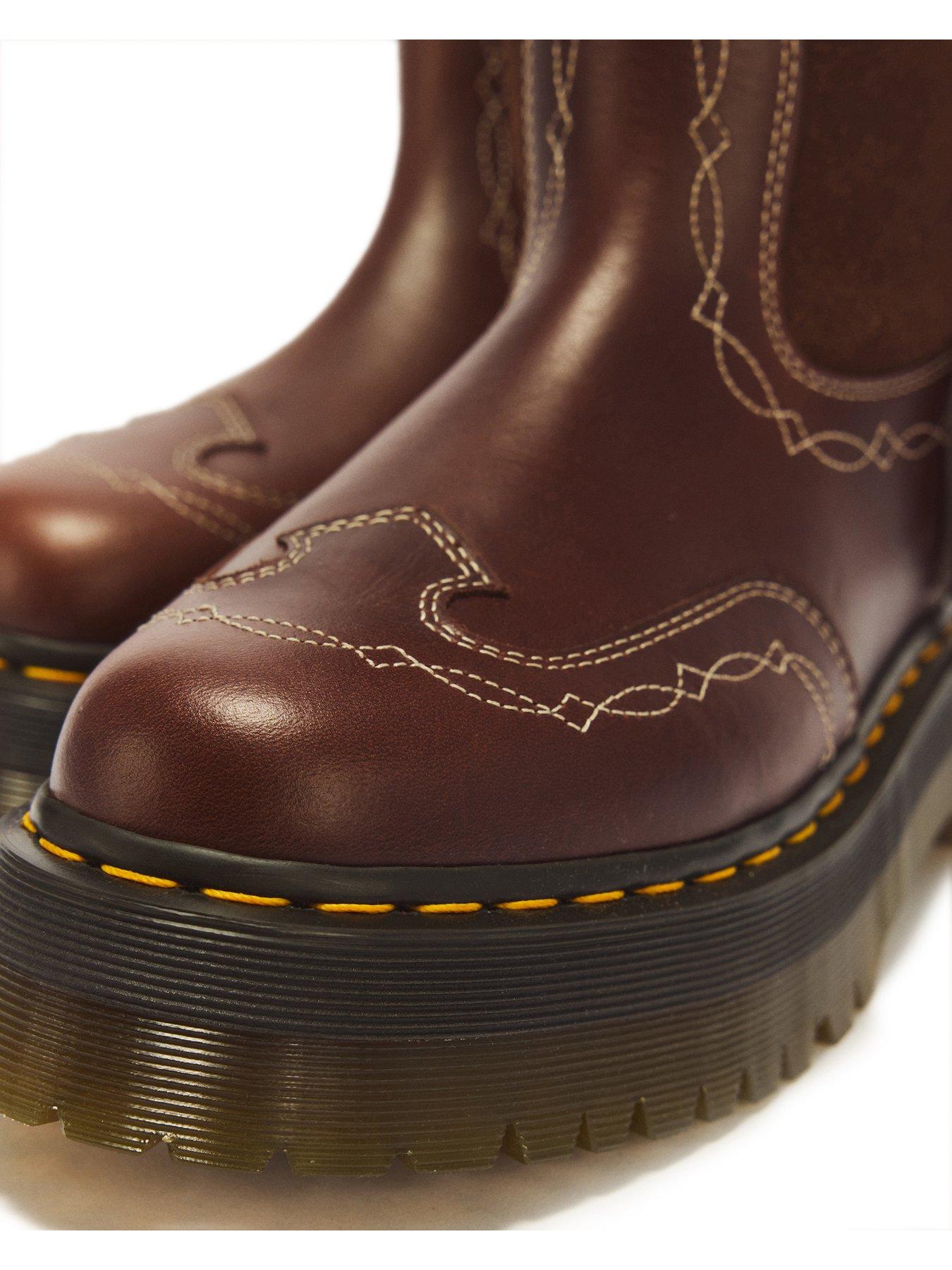 Image 6 of 7 of Dr Martens Fringe Mid Pull On Boot - Brown