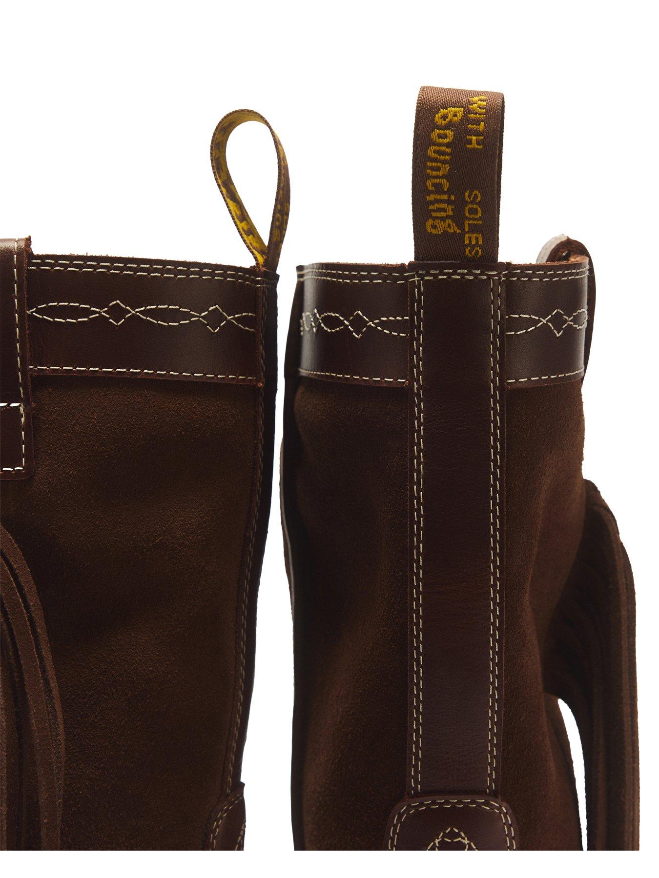 Image 7 of 7 of Dr Martens Fringe Mid Pull On Boot - Brown