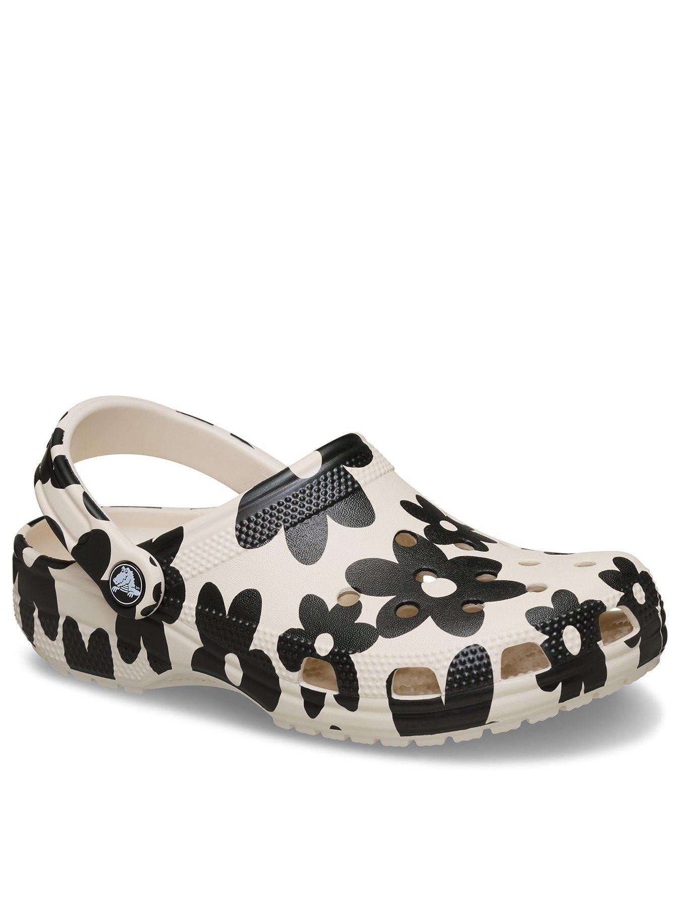 Image 2 of 6 of Crocs Classic Pop Petals Clogs - Summit White/Multi