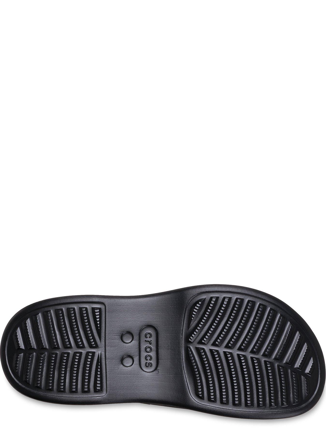 Image 5 of 6 of Crocs Dylan Notched Clogs - Black