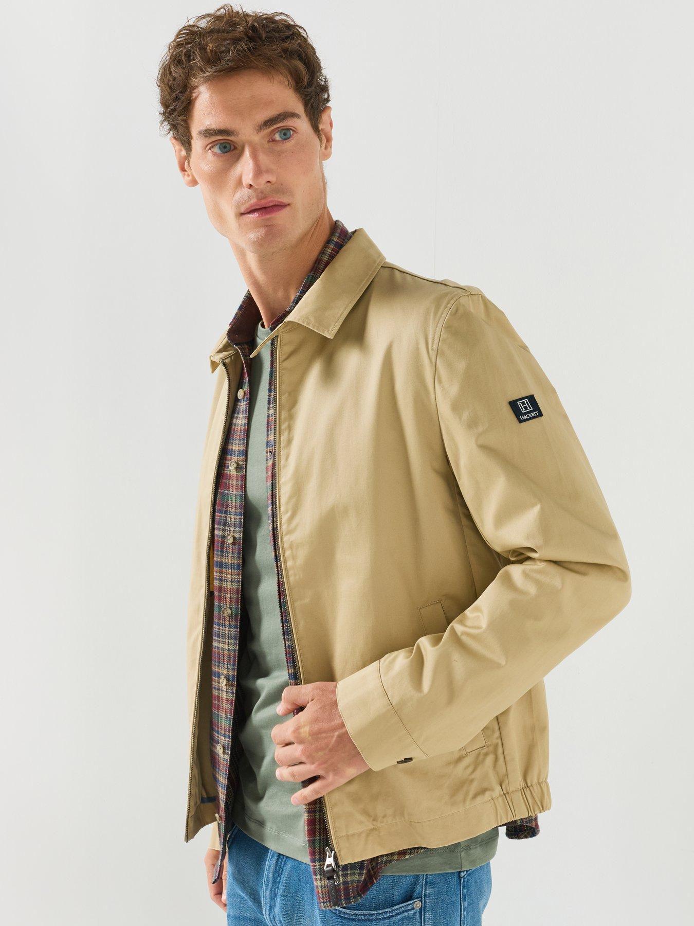 Image 5 of 6 of Hackett Heritage Harrington Jacket - Beige