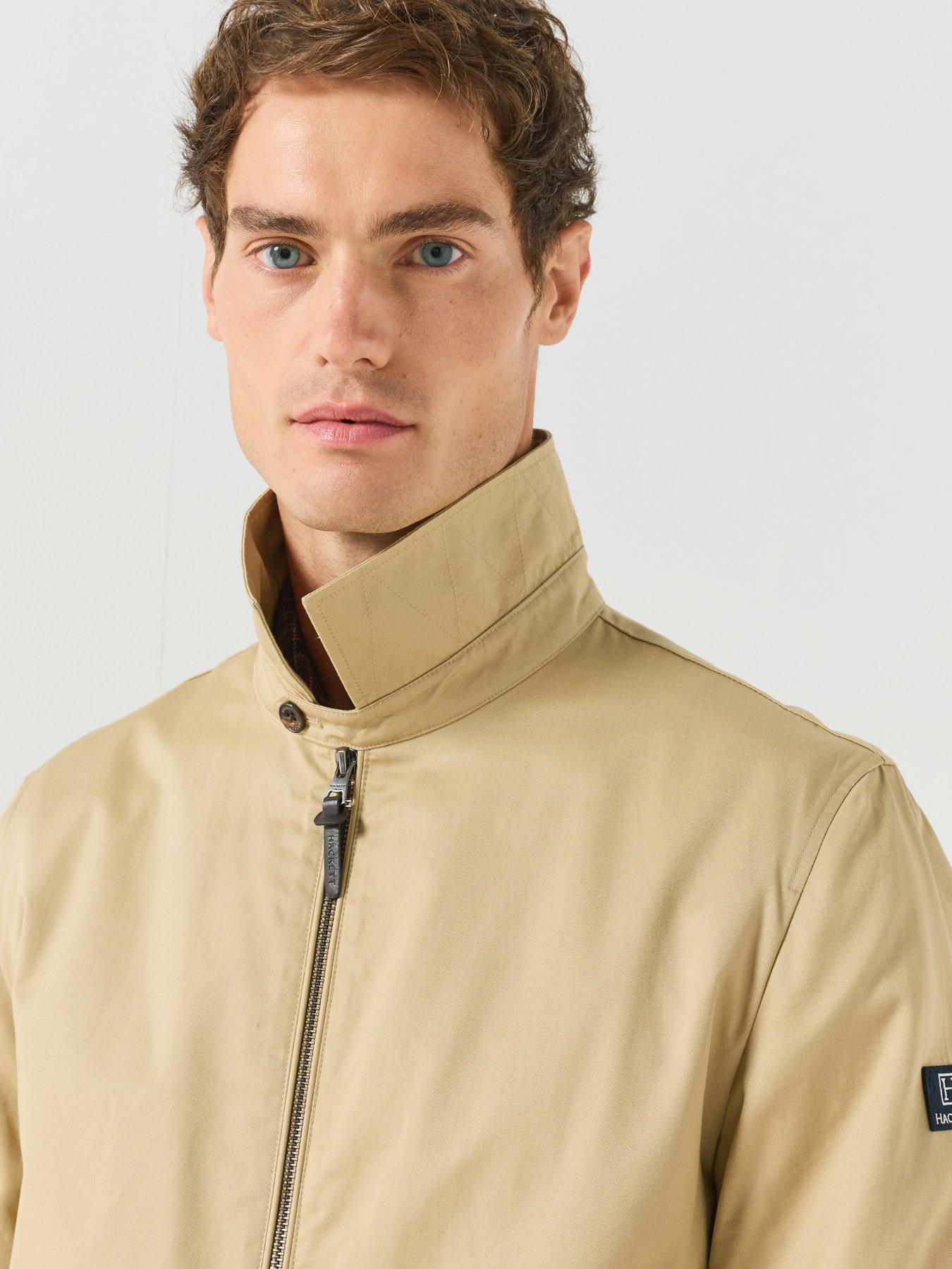 Image 6 of 6 of Hackett Heritage Harrington Jacket - Beige