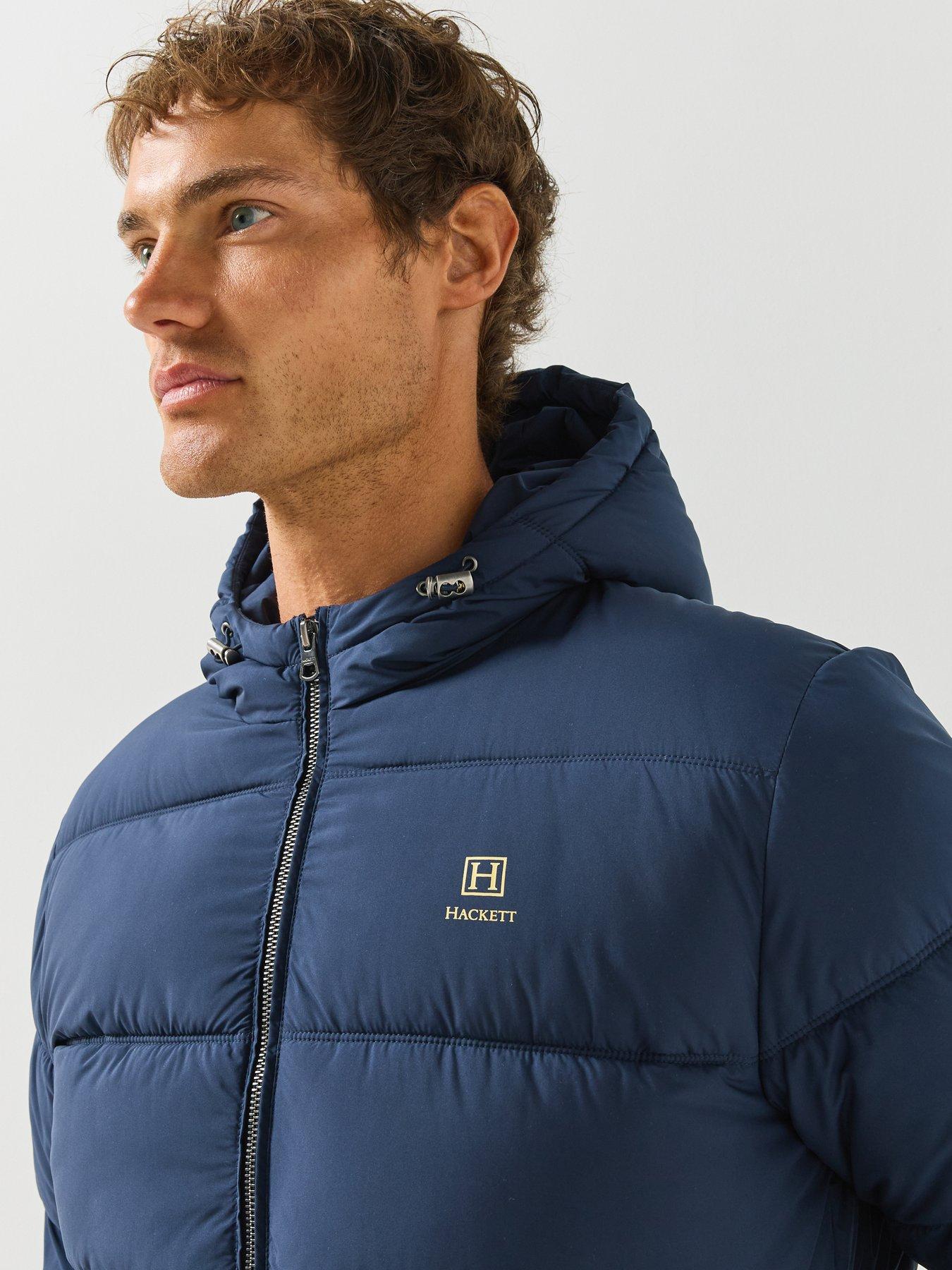 Image 4 of 6 of Hackett Heritage Padded Jacket - Navy
