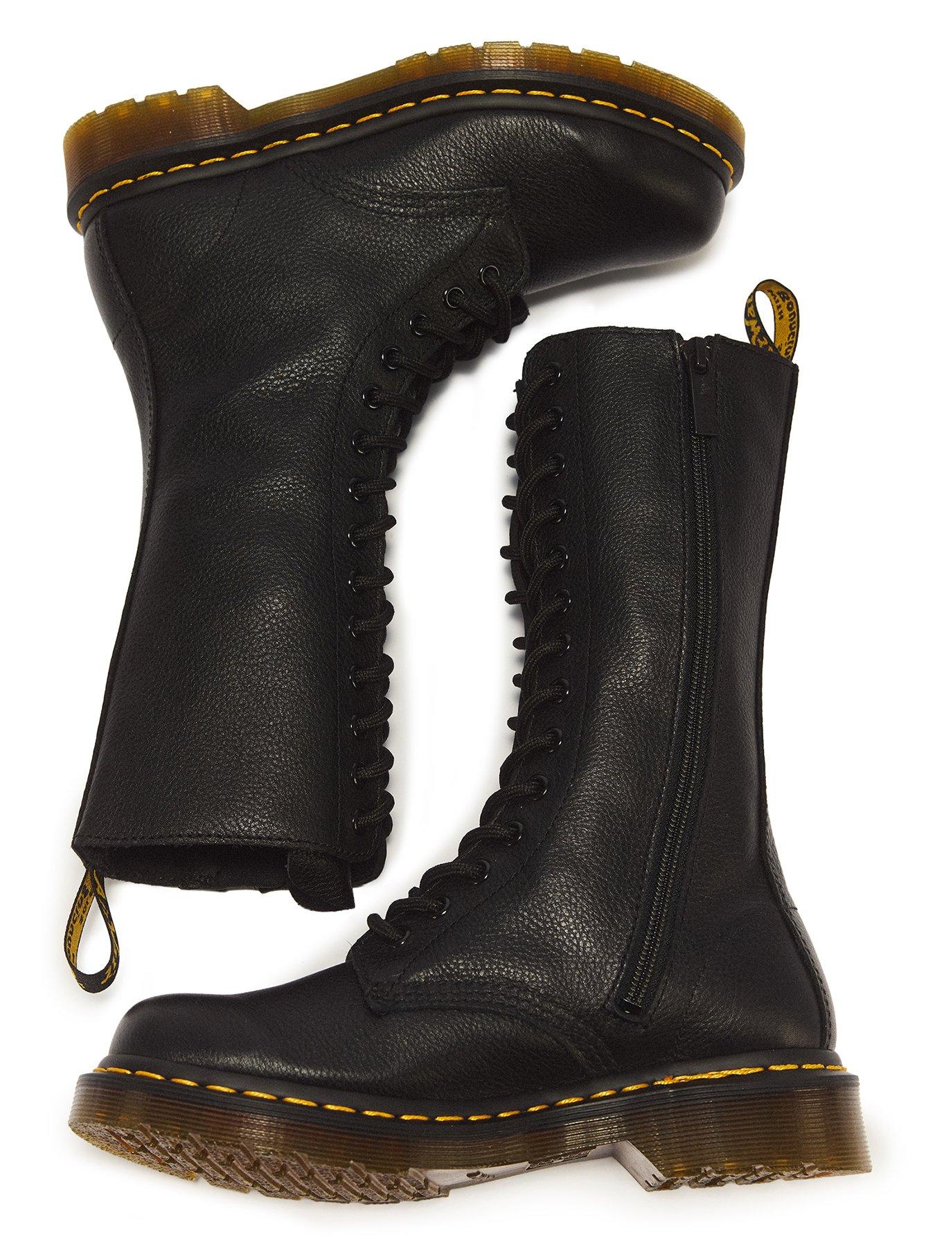 Image 4 of 7 of Dr Martens 1b99 14 Eye Zip Boot - Black