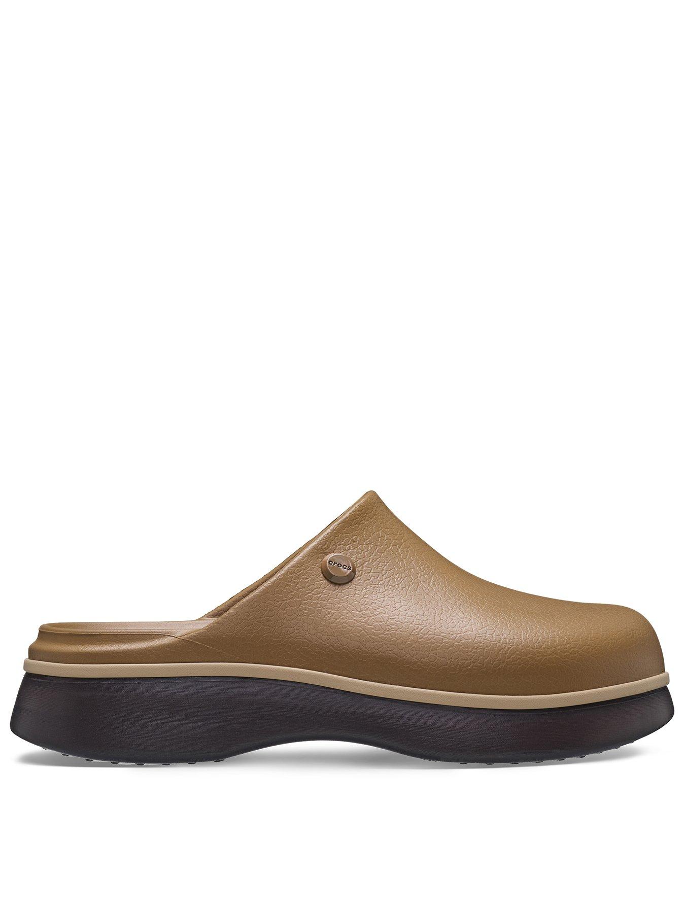 Image 1 of 6 of Crocs Dylan Notched Clog - Brown