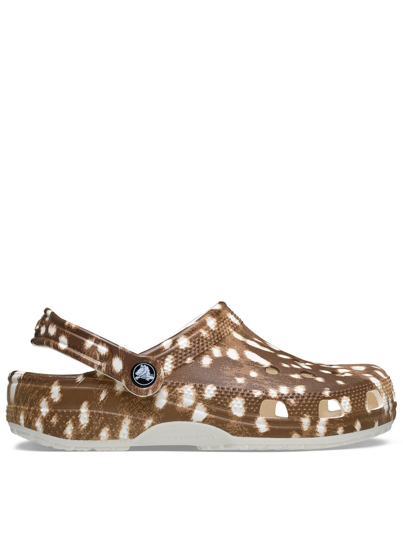 Image 1 of 6 of Crocs Classic Pop Animal Clog - Carob