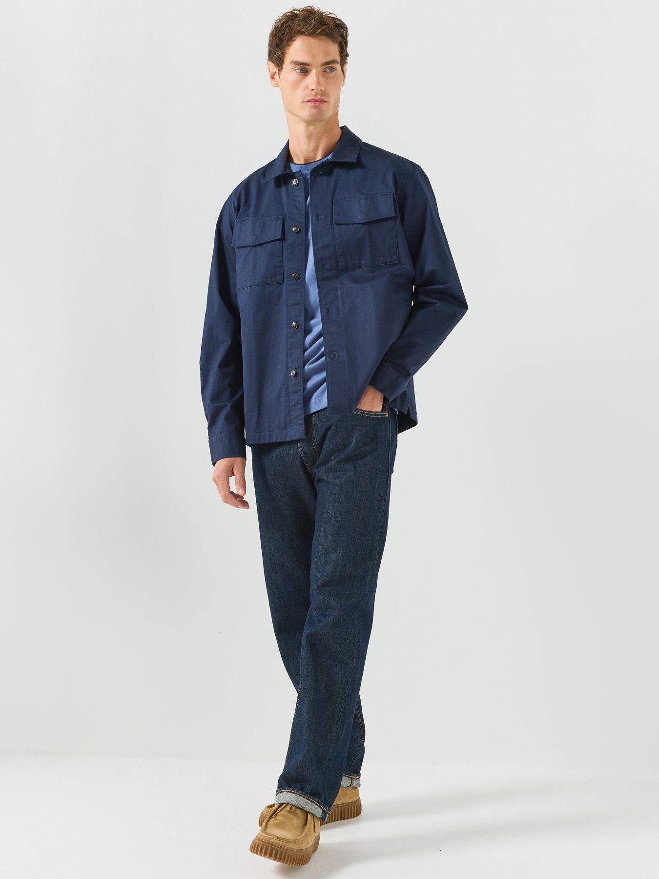 Image 6 of 6 of Hackett Heritage H Small Logo T-Shirt - Blue