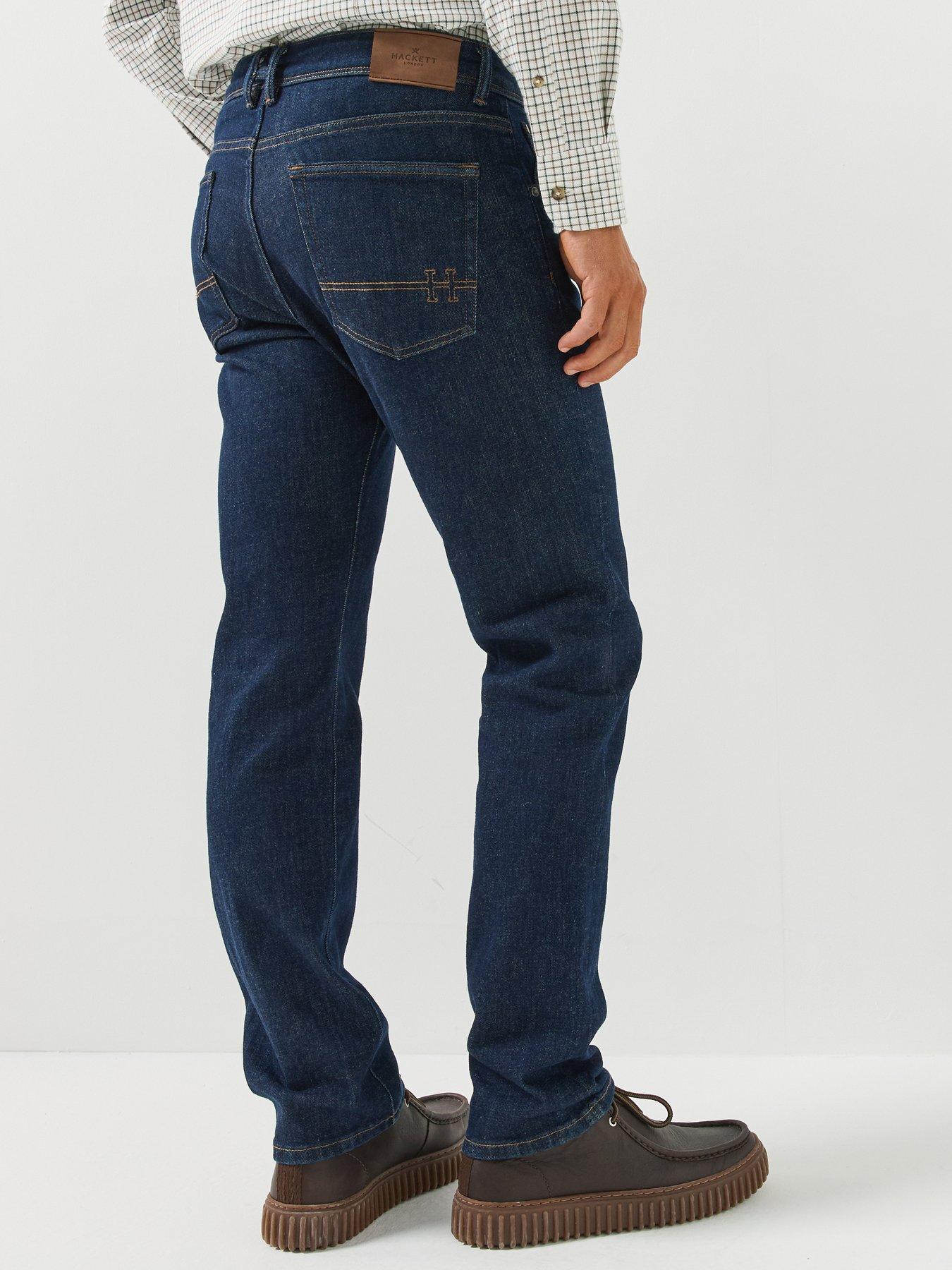 Image 2 of 6 of Hackett Heritage Rinse Denim Jeans - Dark Blue