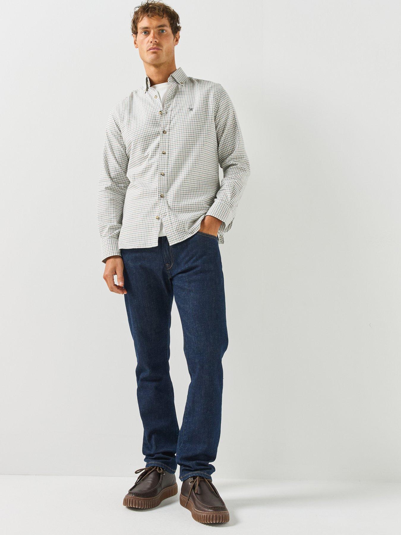 Image 3 of 6 of Hackett Heritage Rinse Denim Jeans - Dark Blue