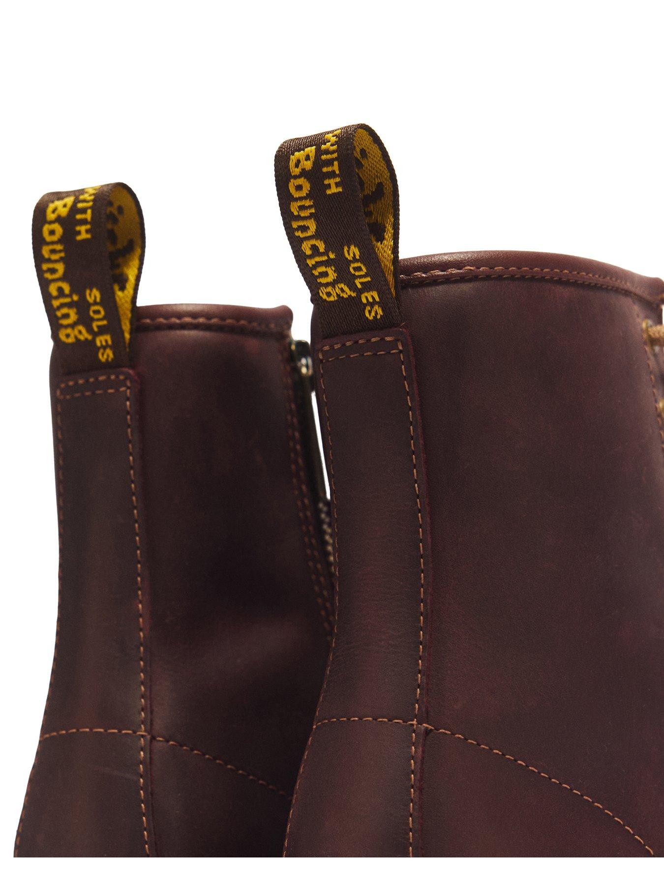 Image 7 of 7 of Dr Martens Youth Serena 1460 Leather Lace-Up Boots - Brown