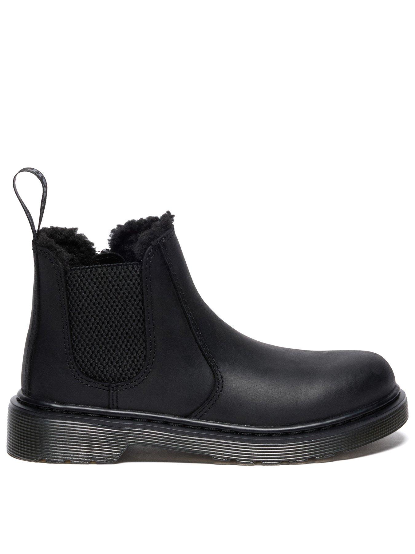 Image 1 of 7 of Dr Martens Junior 2976 Serena Chelsea Boot - Black