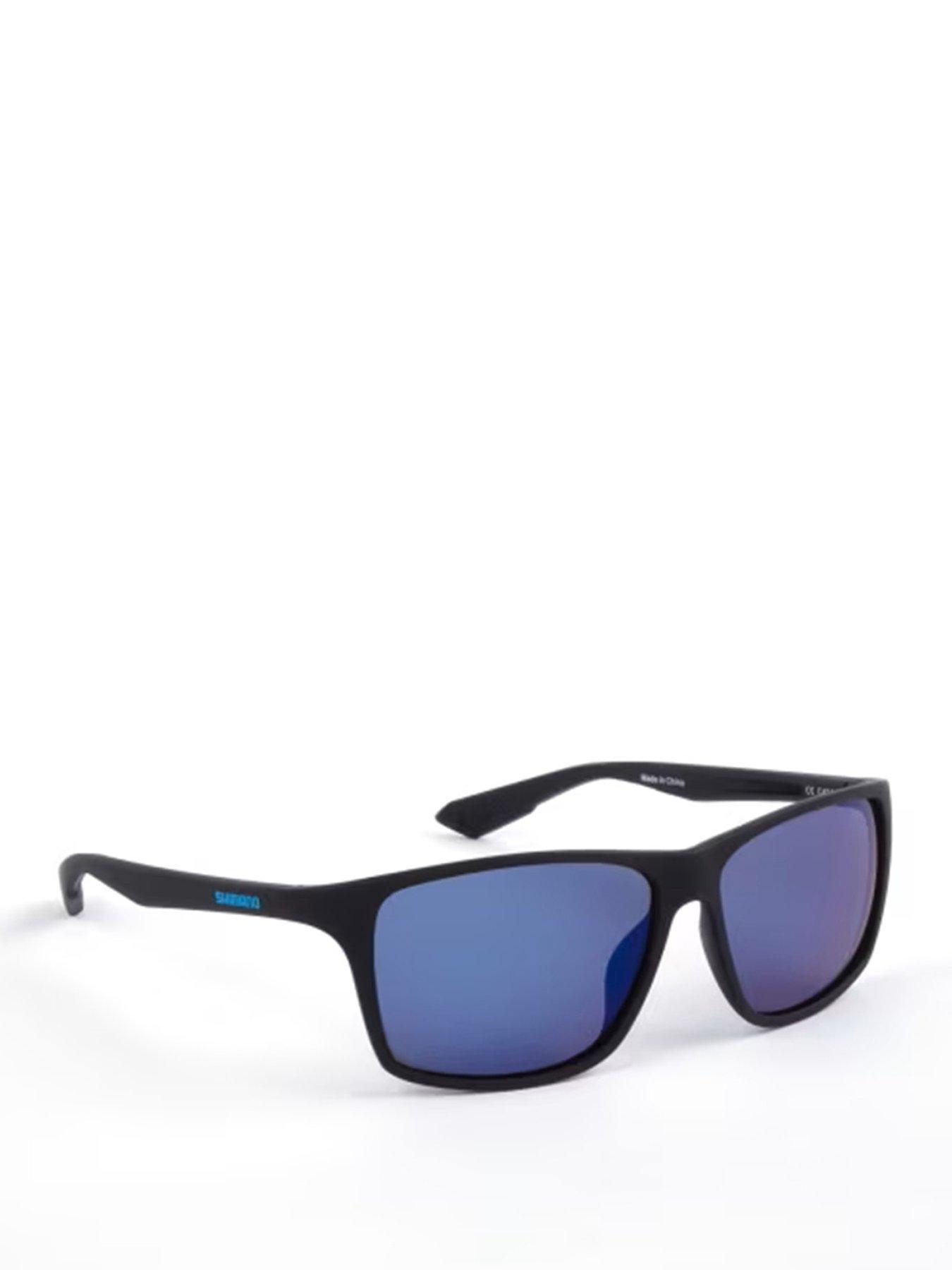 Shimano Shimano Sunglasses Matte Black  &  Blue Mirror