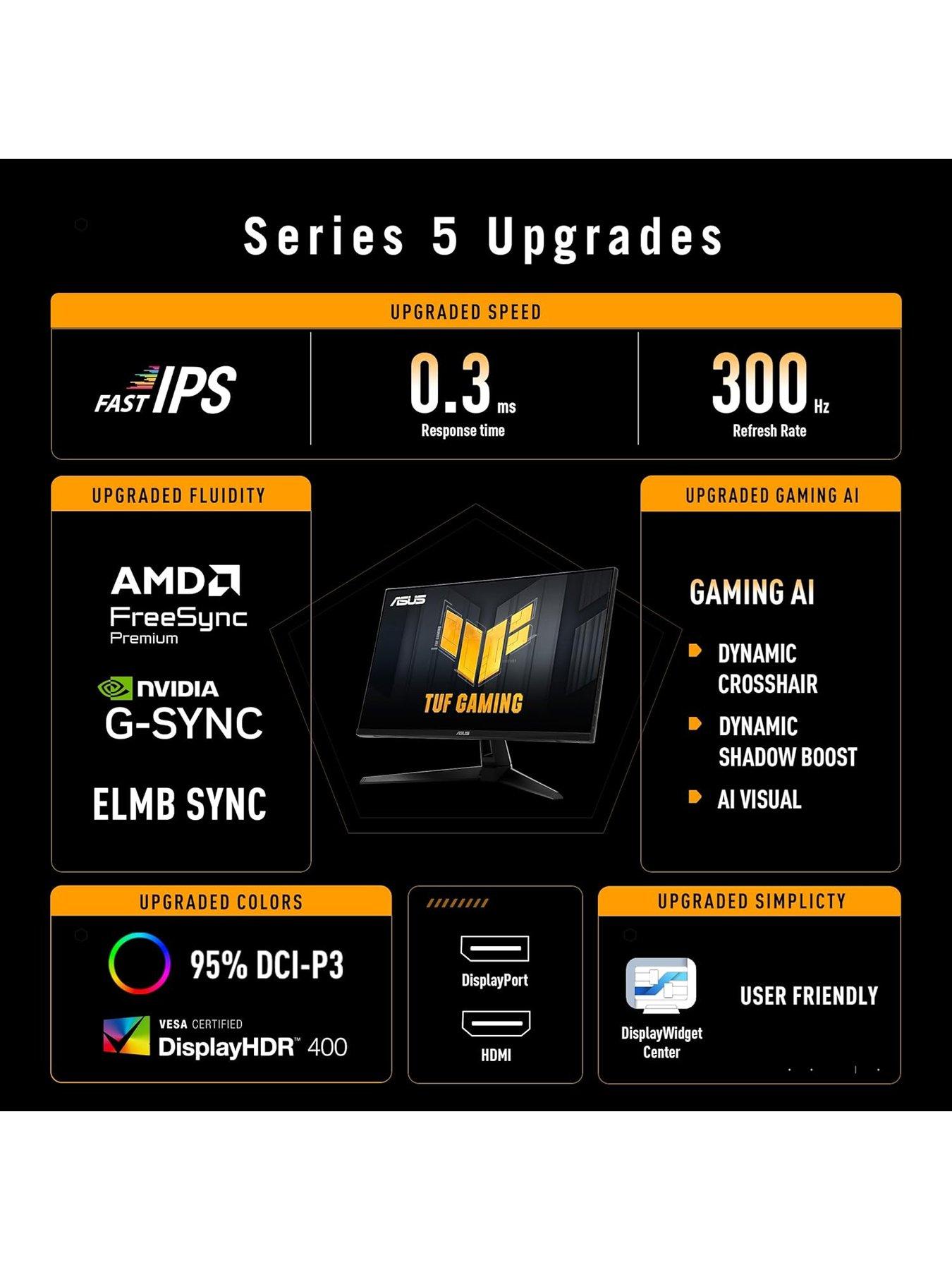 Image 6 of 6 of Asus TUF VG27AQM5A 27" - QHD - 300Hz - 0.3ms - Gaming Monitor