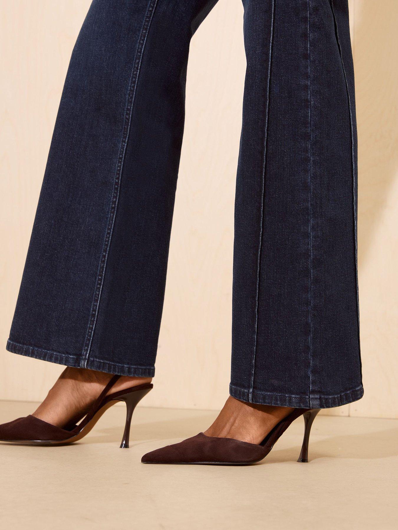 Image 6 of 6 of Friends Like These Dark Wash Everyday Wide Leg Jeans