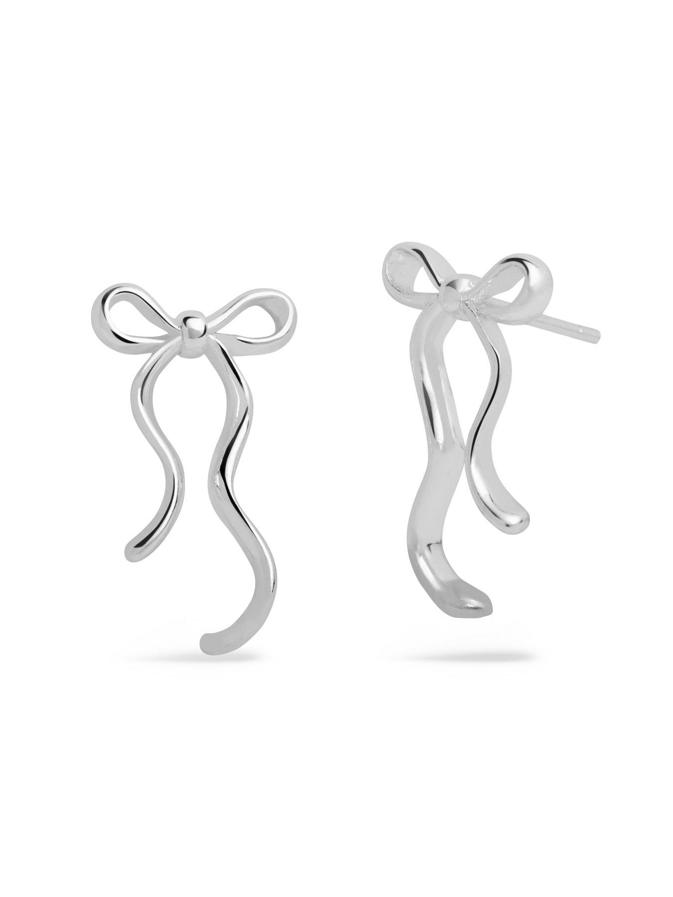 Image 3 of 7 of Joma Jewellery SENDING LOVE AND WISHES BOW Stud Earrings