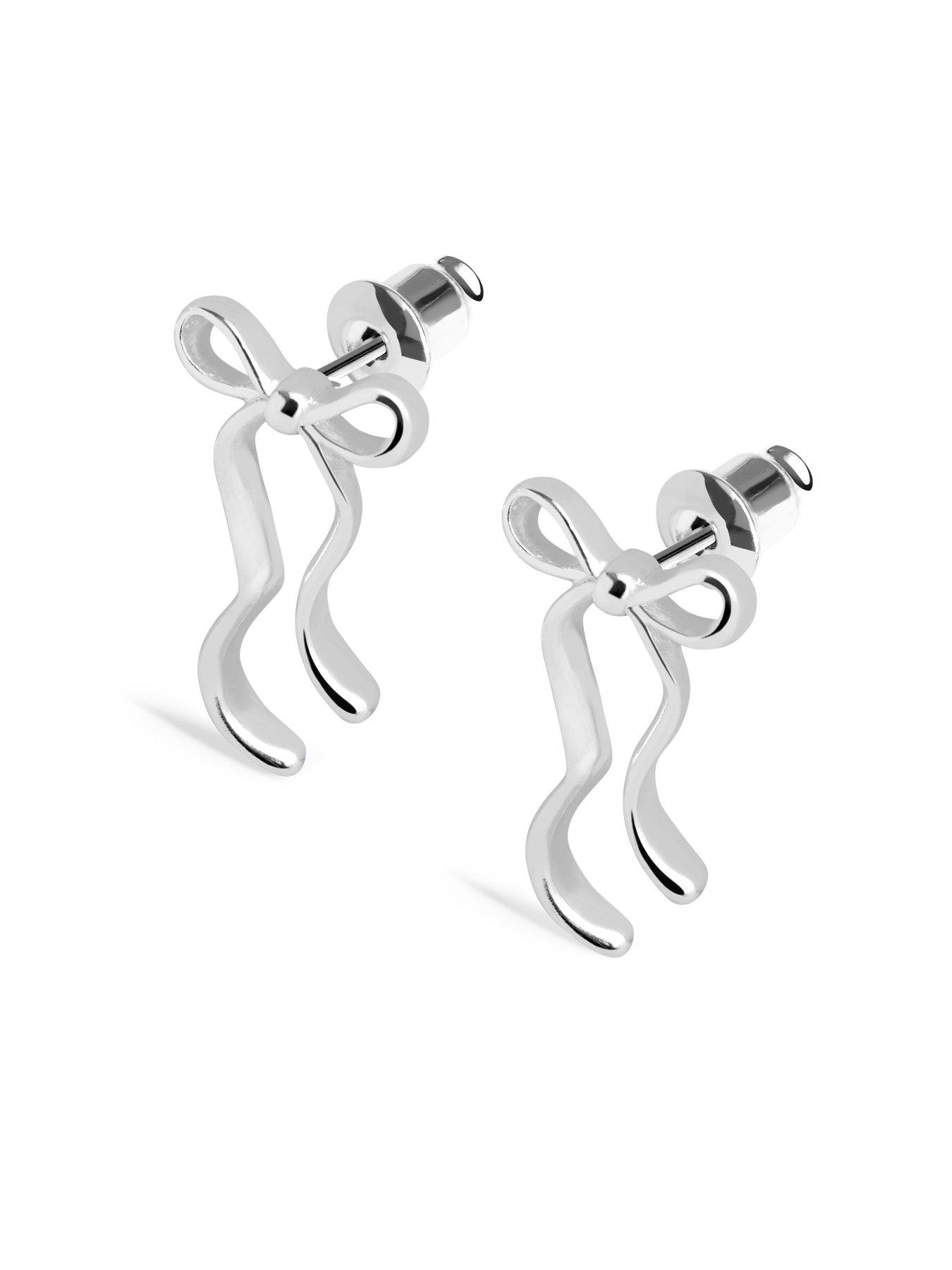 Image 4 of 7 of Joma Jewellery SENDING LOVE AND WISHES BOW Stud Earrings