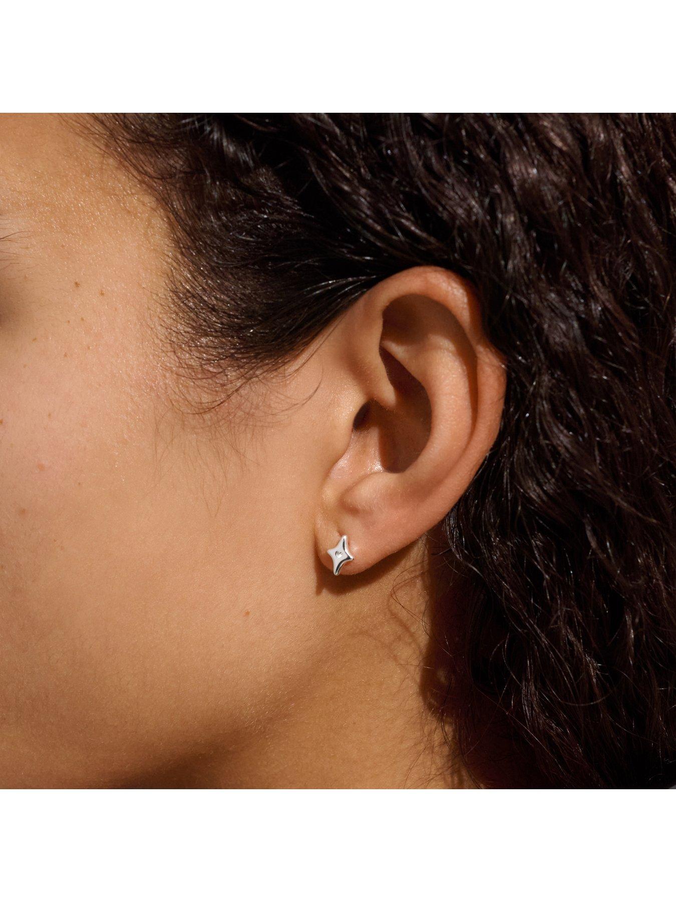 Image 2 of 7 of Joma Jewellery CHRISTMAS LIFE'S A CHARM 'LOVE AND WISHES' Stud Earrings