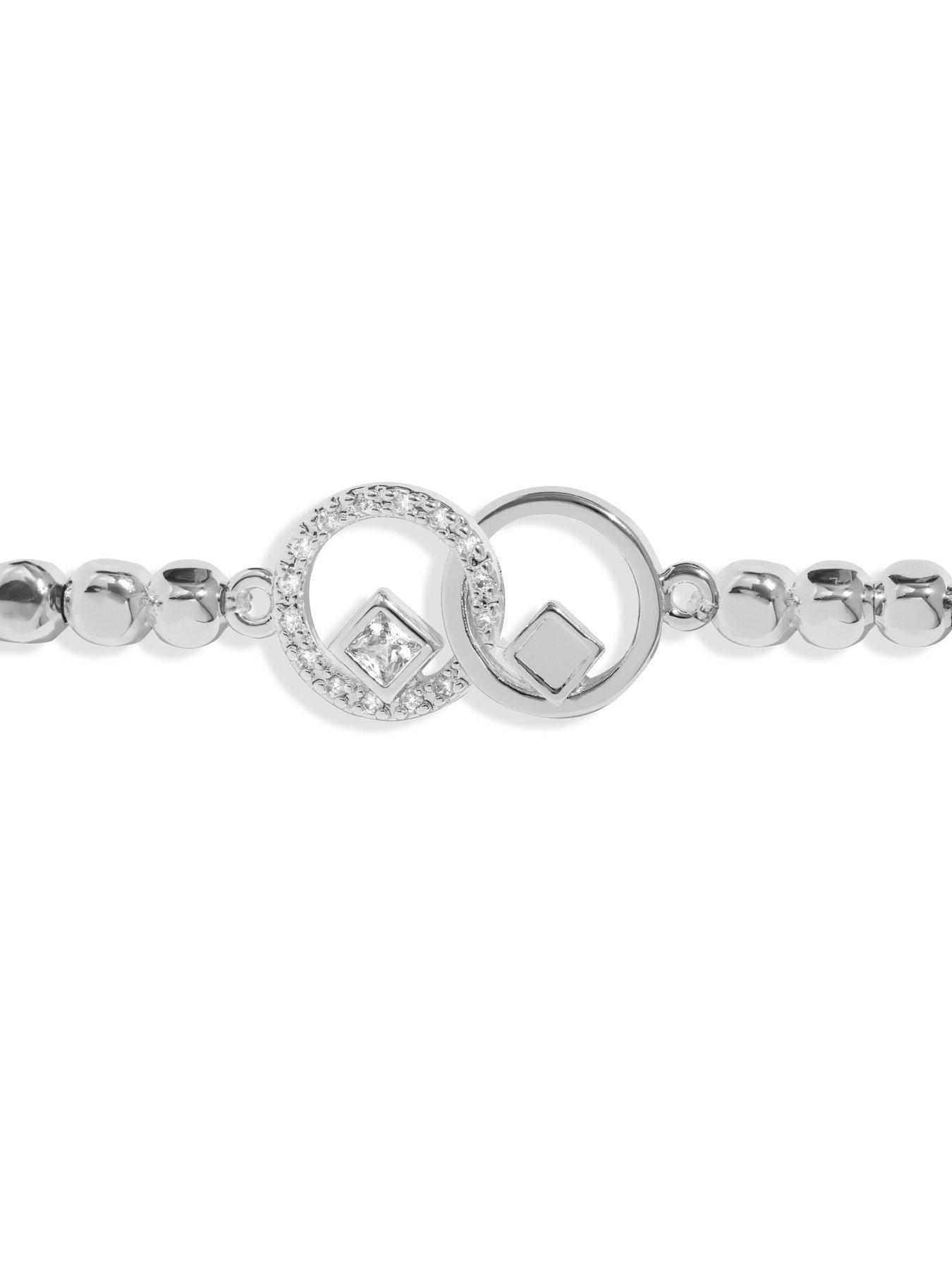 Image 4 of 5 of Joma Jewellery Forever Yours Wishing You A Sparkling Birthday Bracelet - Silver-plated