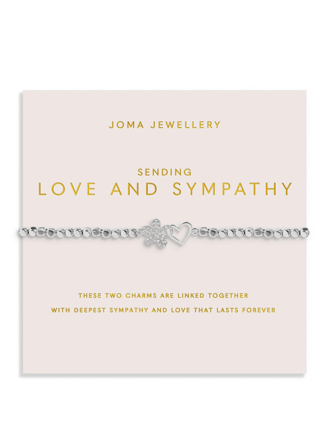Joma Jewellery Forever Yours Sending Love And Sympathy Bracelet - Silver-plated