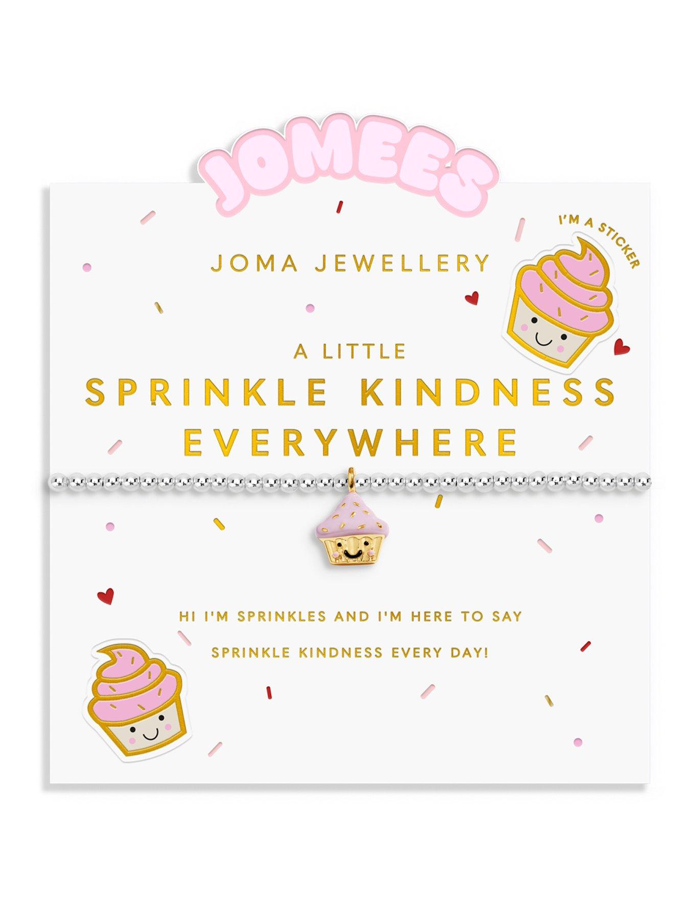 Joma Jewellery Kids A Little Jomees Sprinkle Kindness Everywhere Bracelet -Silver  &  Gold-plating