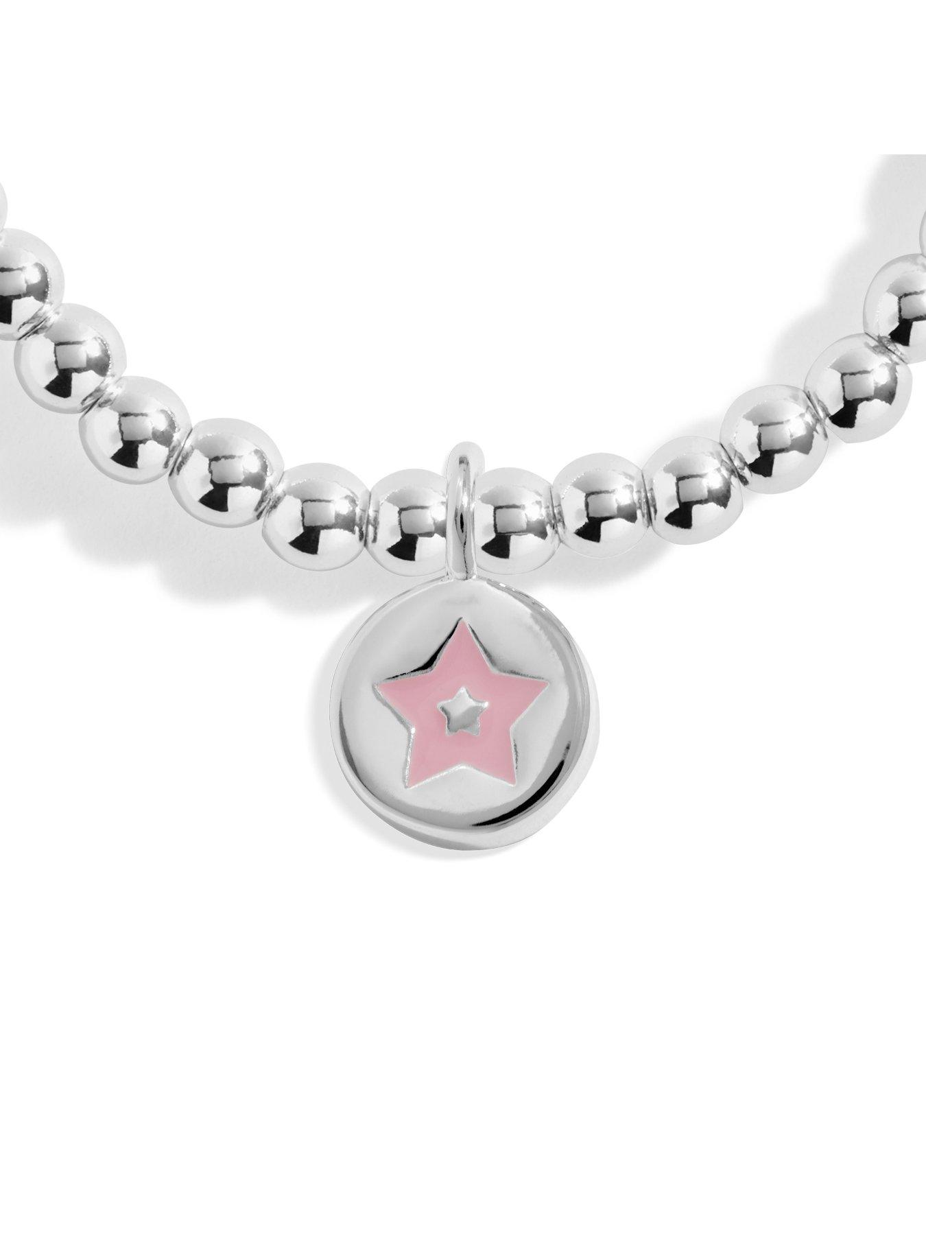 Image 3 of 4 of Joma Jewellery Kids Confetti A Little So Very Proud Of You Bracelet - Silver-plated