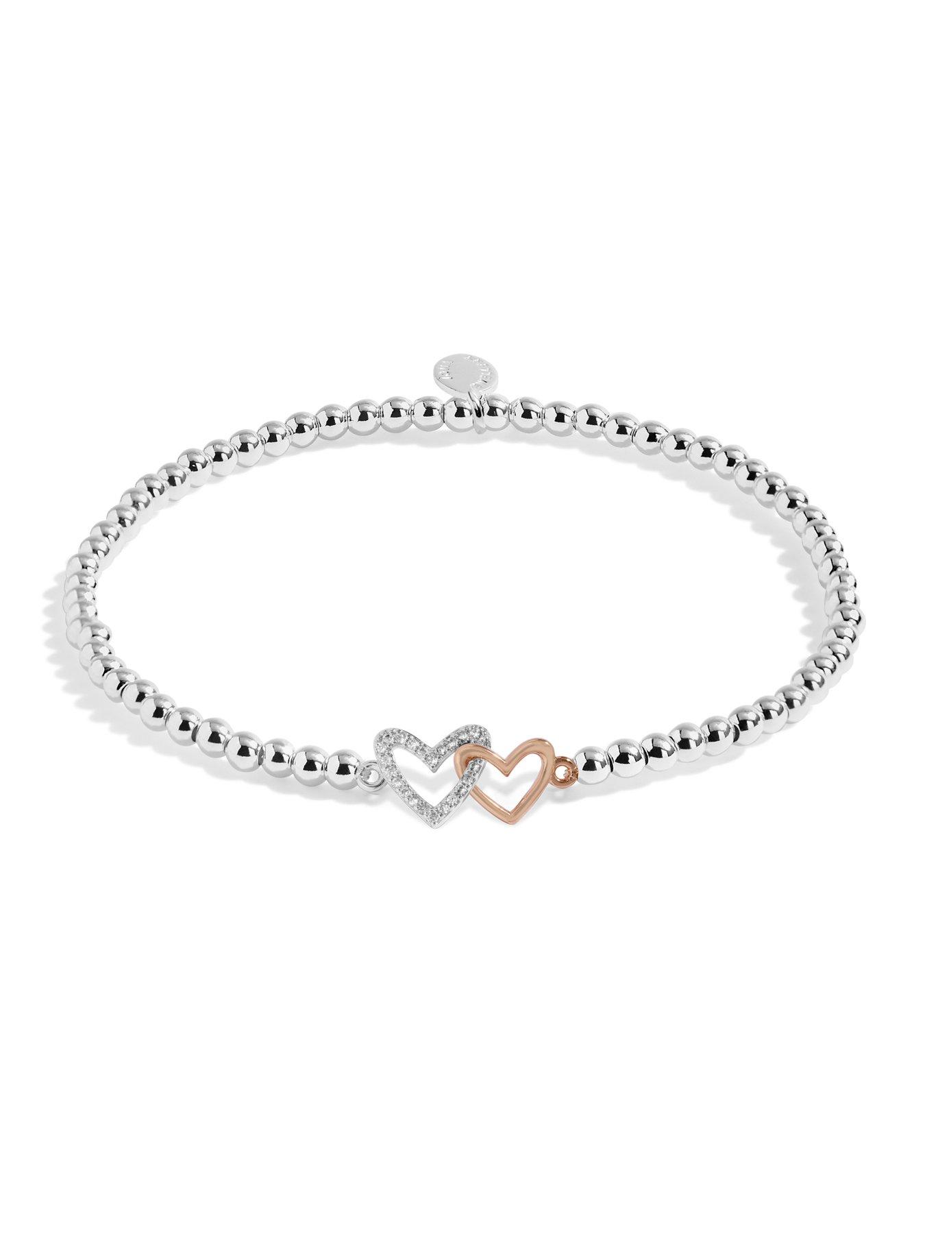 Image 3 of 5 of Joma Jewellery Kids A Little Love You Daughter Bracelet - Silver &amp; Rose Gold plated