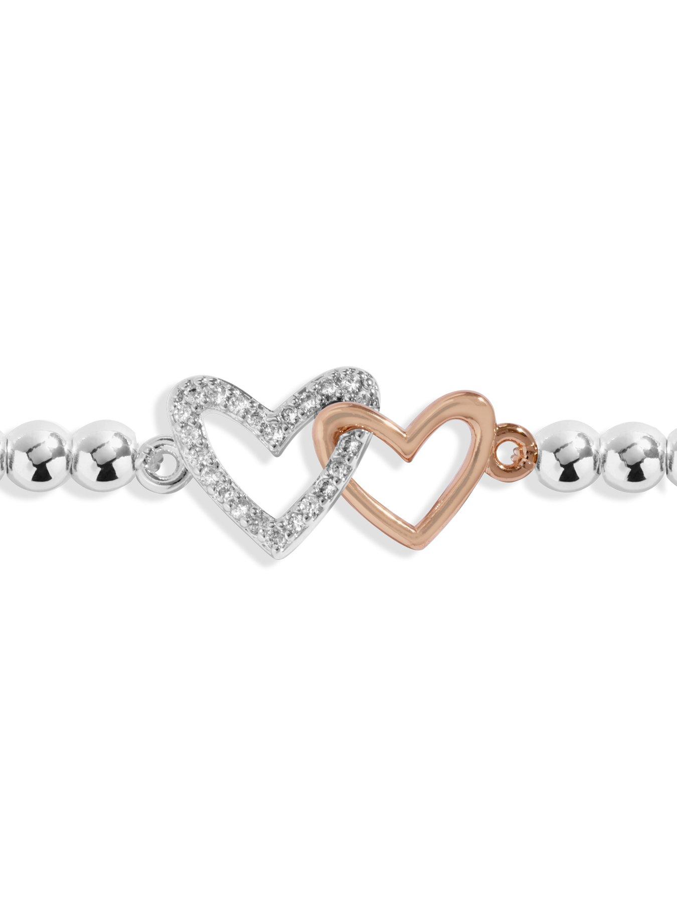 Image 4 of 5 of Joma Jewellery Kids A Little Love You Daughter Bracelet - Silver &amp; Rose Gold plated