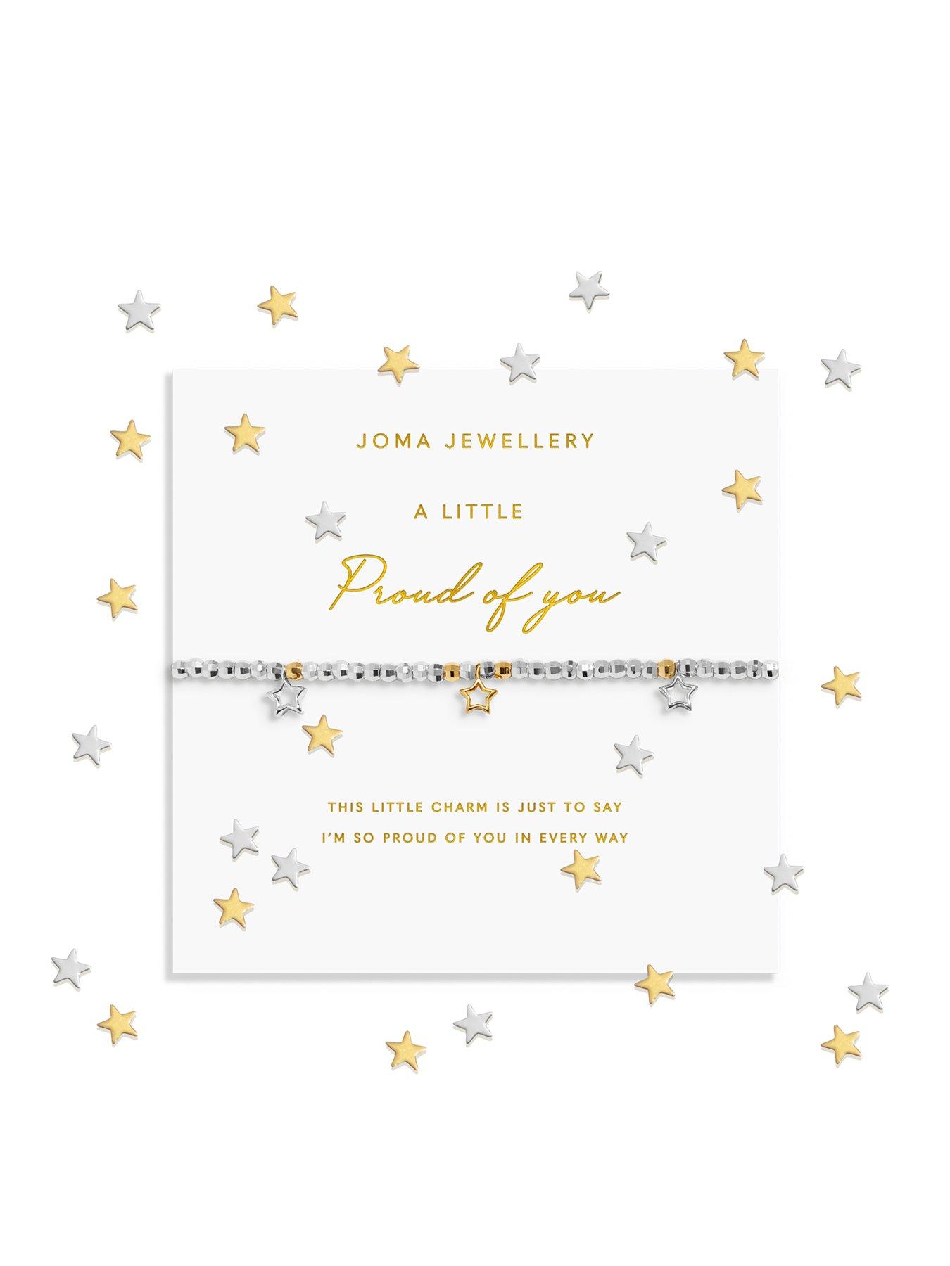 Joma Jewellery Sparkle Confetti A Little Proud Of You Bracelet - Silver  &  Gold-plating