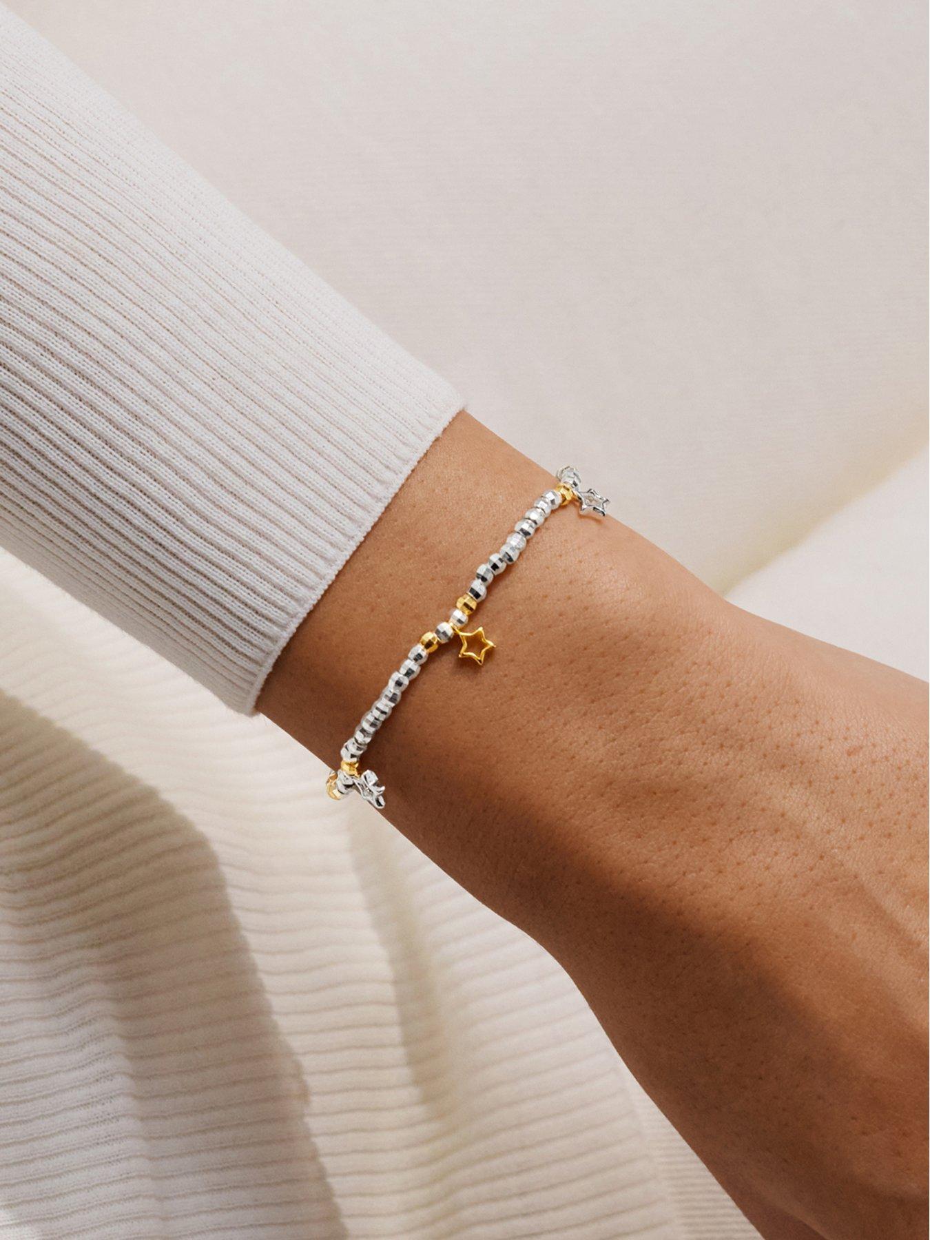 Image 2 of 5 of Joma Jewellery Sparkle Confetti A Little Proud Of You Bracelet - Silver &amp; Gold-plating