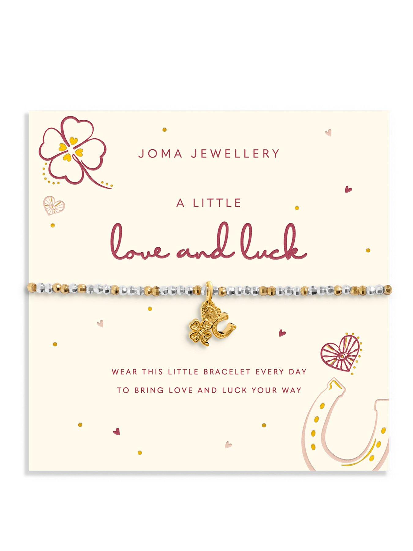 Joma Jewellery Little Stories Love And Luck Bracelet - Silver  &  Gold-plating