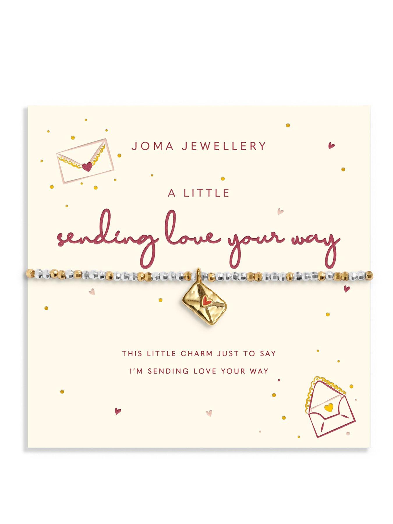Joma Jewellery Little Stories Sending Love Your Way Bracelet - Silver  &  Gold-plating