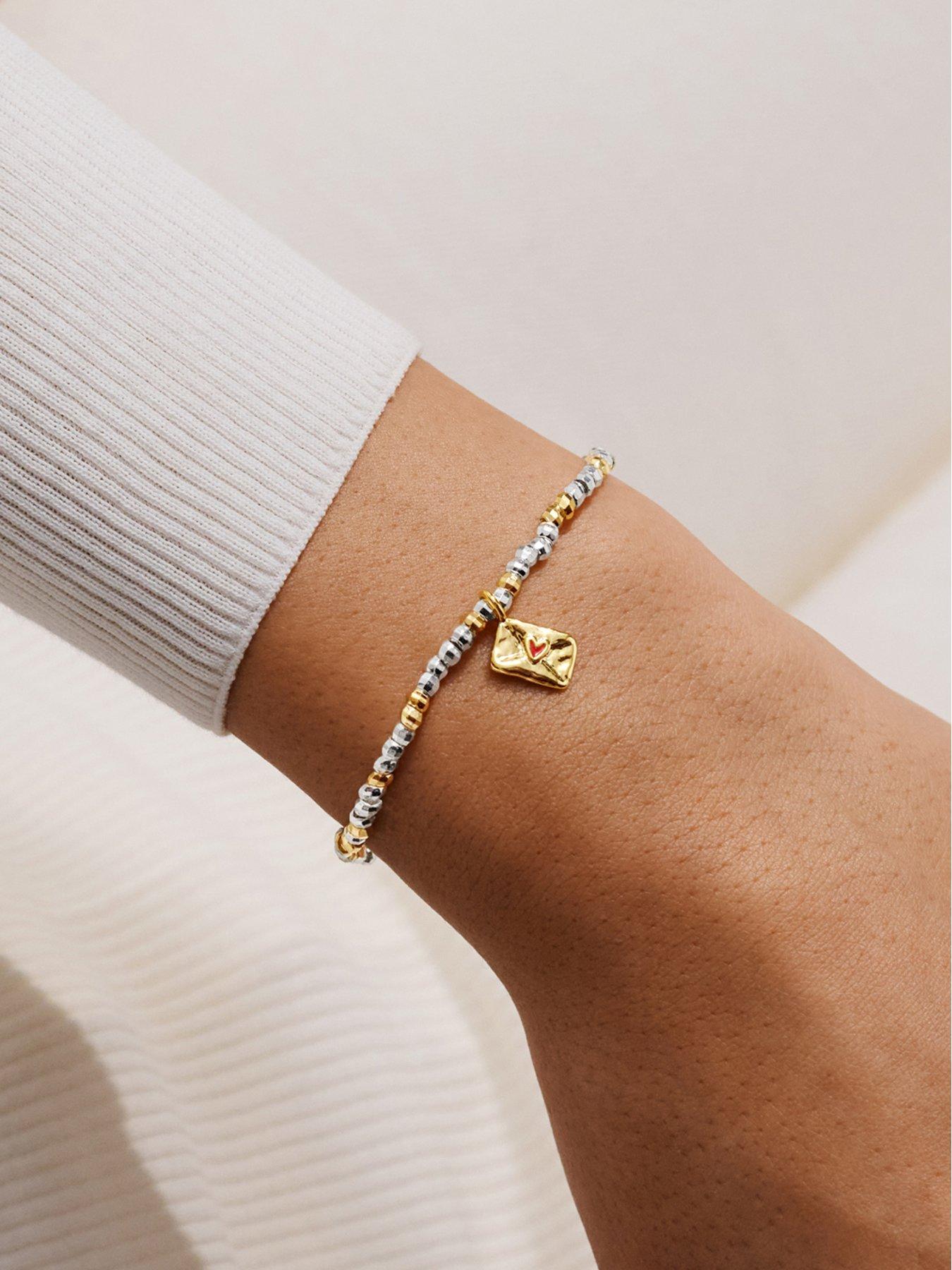 Image 2 of 6 of Joma Jewellery Little Stories Sending Love Your Way Bracelet - Silver &amp; Gold-plating