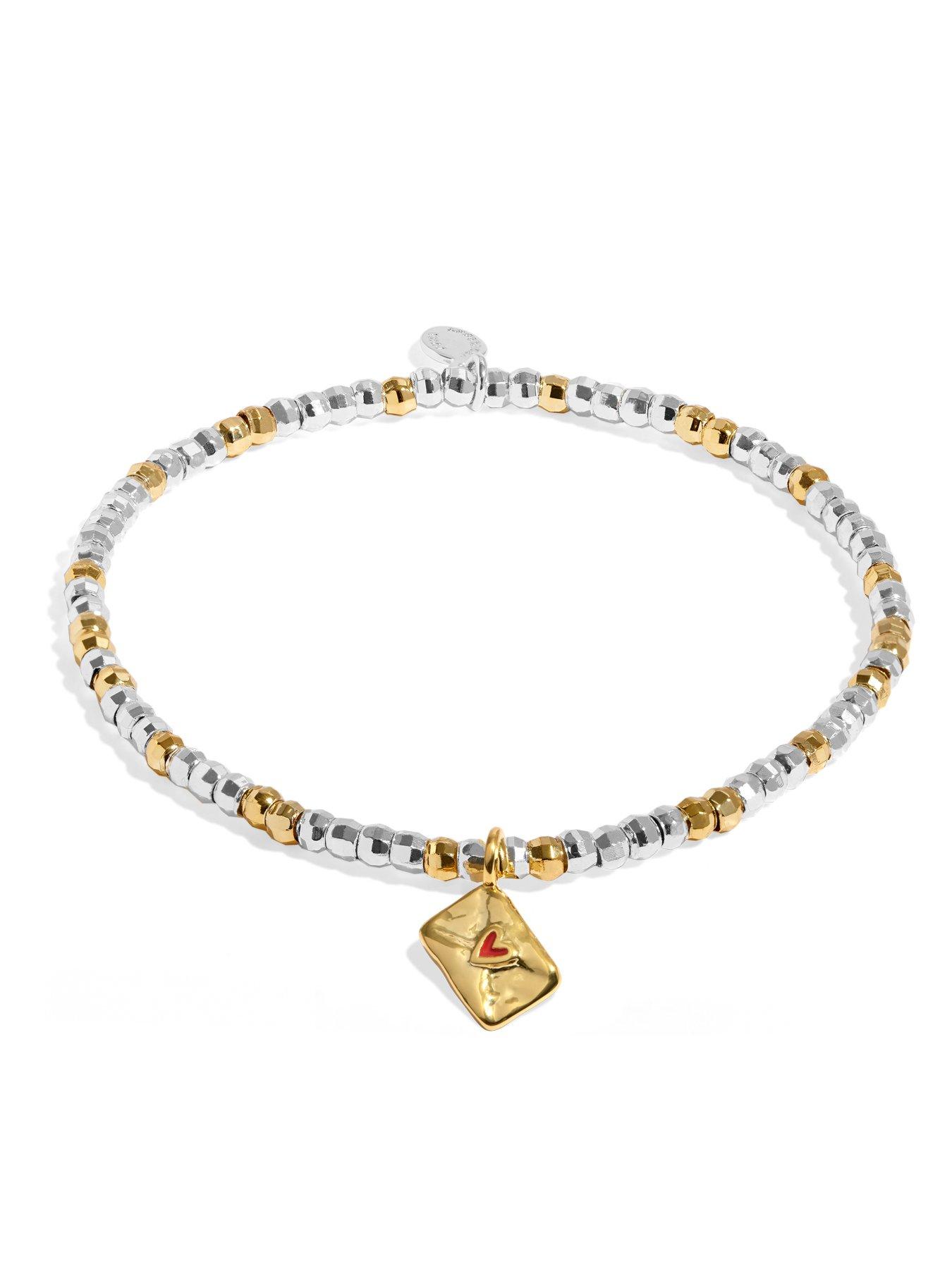 Image 3 of 6 of Joma Jewellery Little Stories Sending Love Your Way Bracelet - Silver &amp; Gold-plating